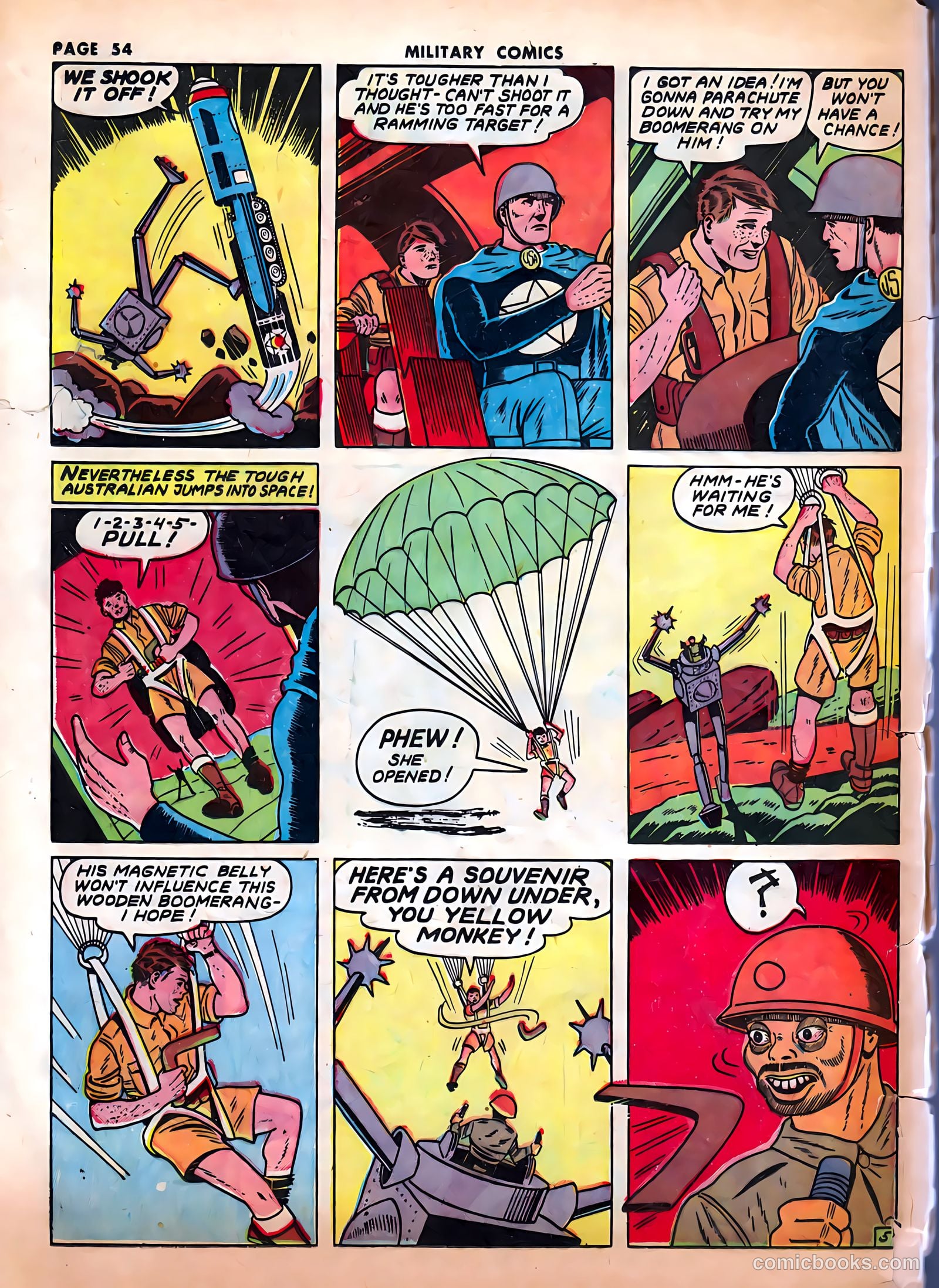 Military Comics #12 (1942) — page 56 of 68