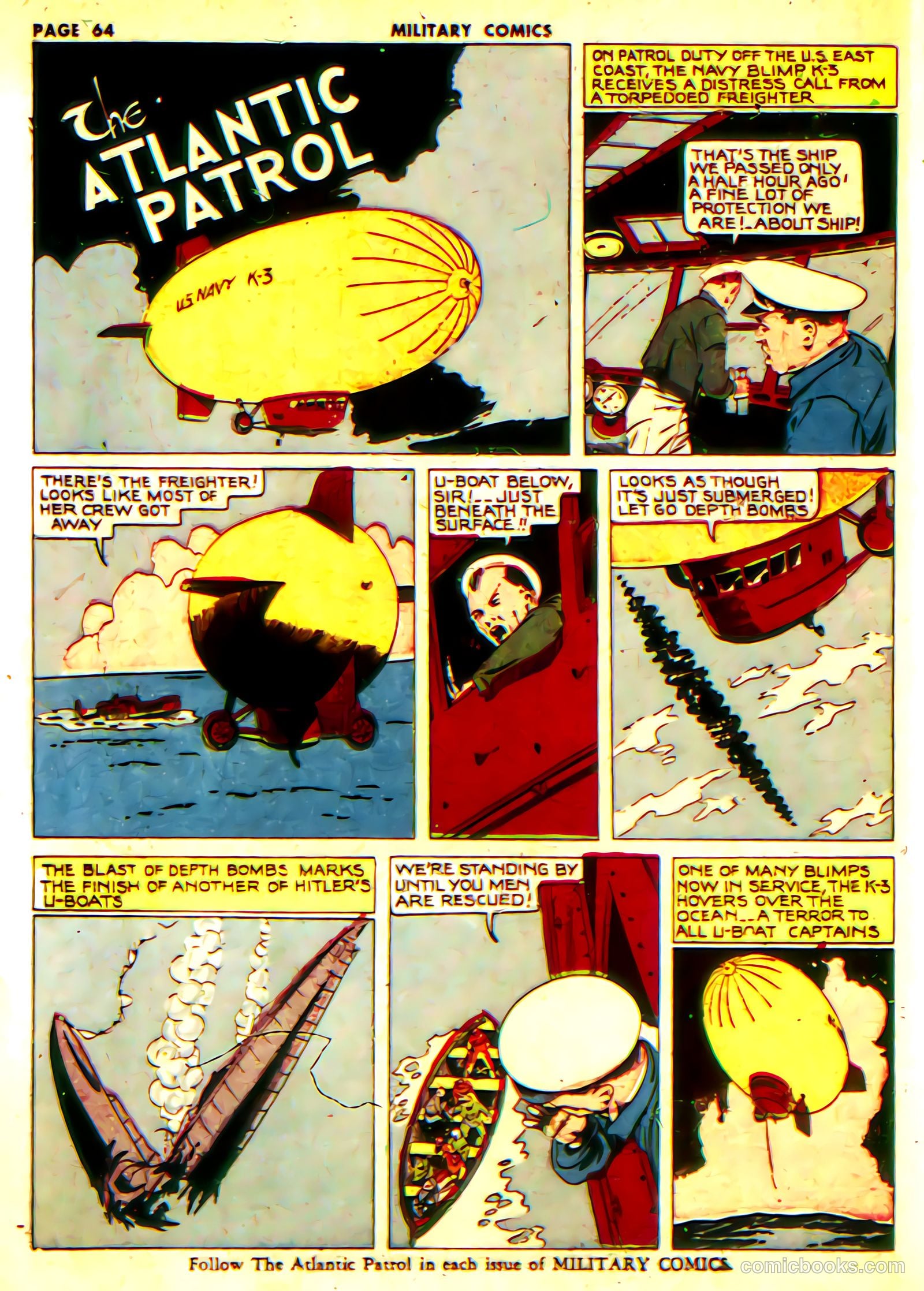 Military Comics #12 (1942) — page 66 of 68