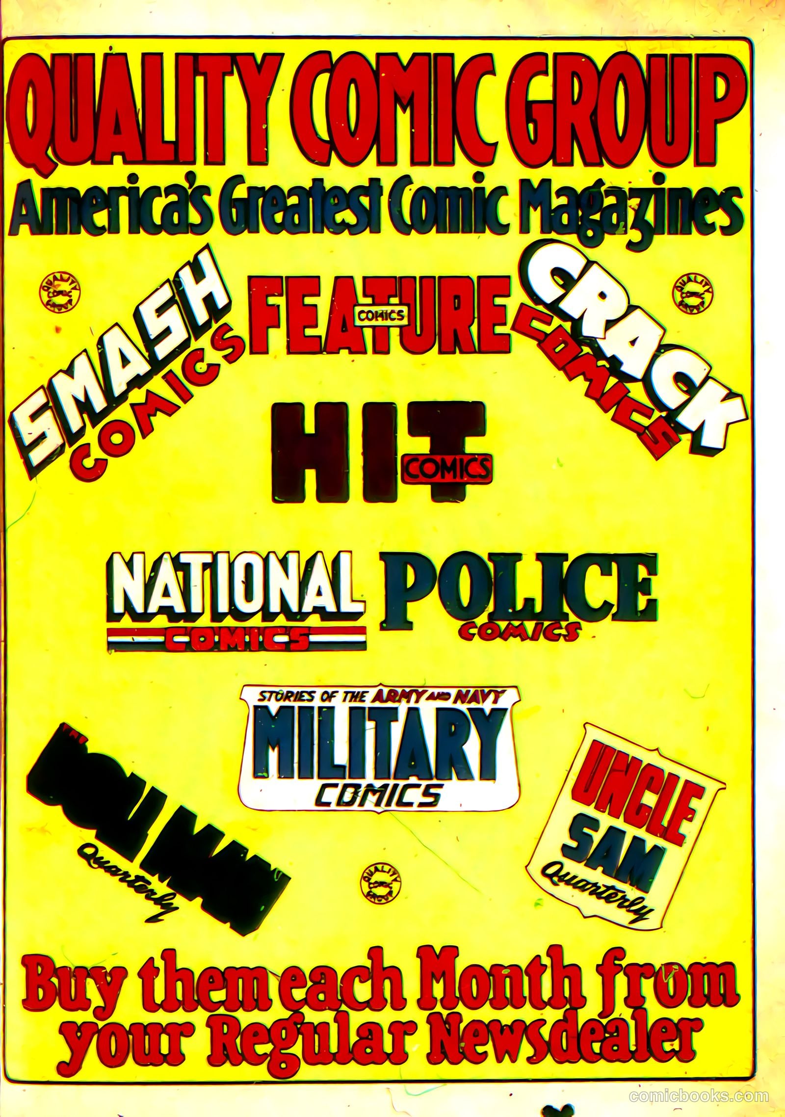 Military Comics #12 (1942) — page 67 of 68