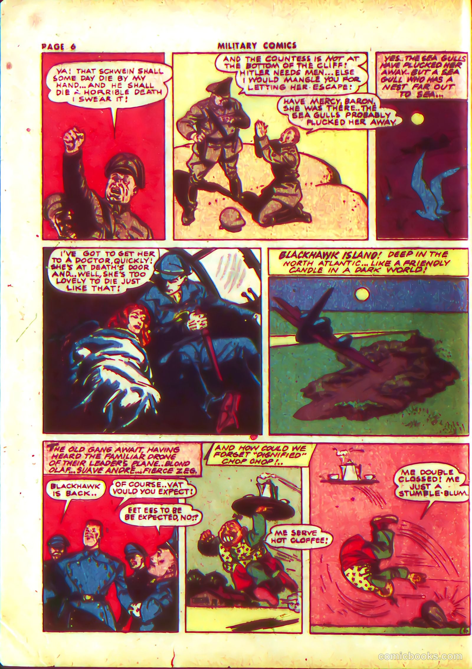 Military Comics #13 (1942) — page 8 of 68