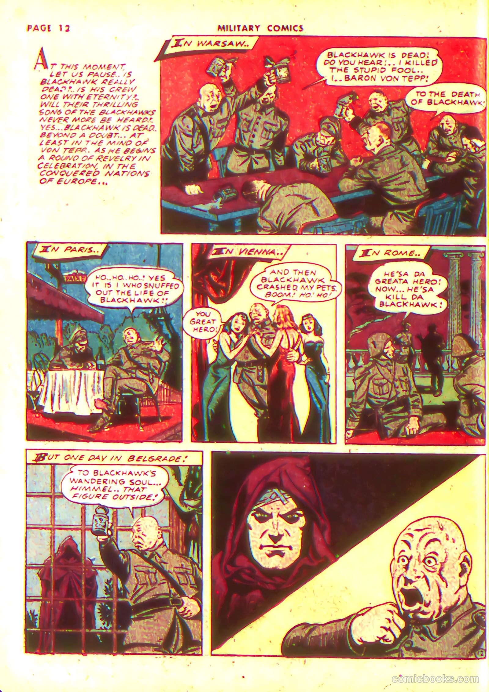 Military Comics #13 (1942) — page 14 of 68