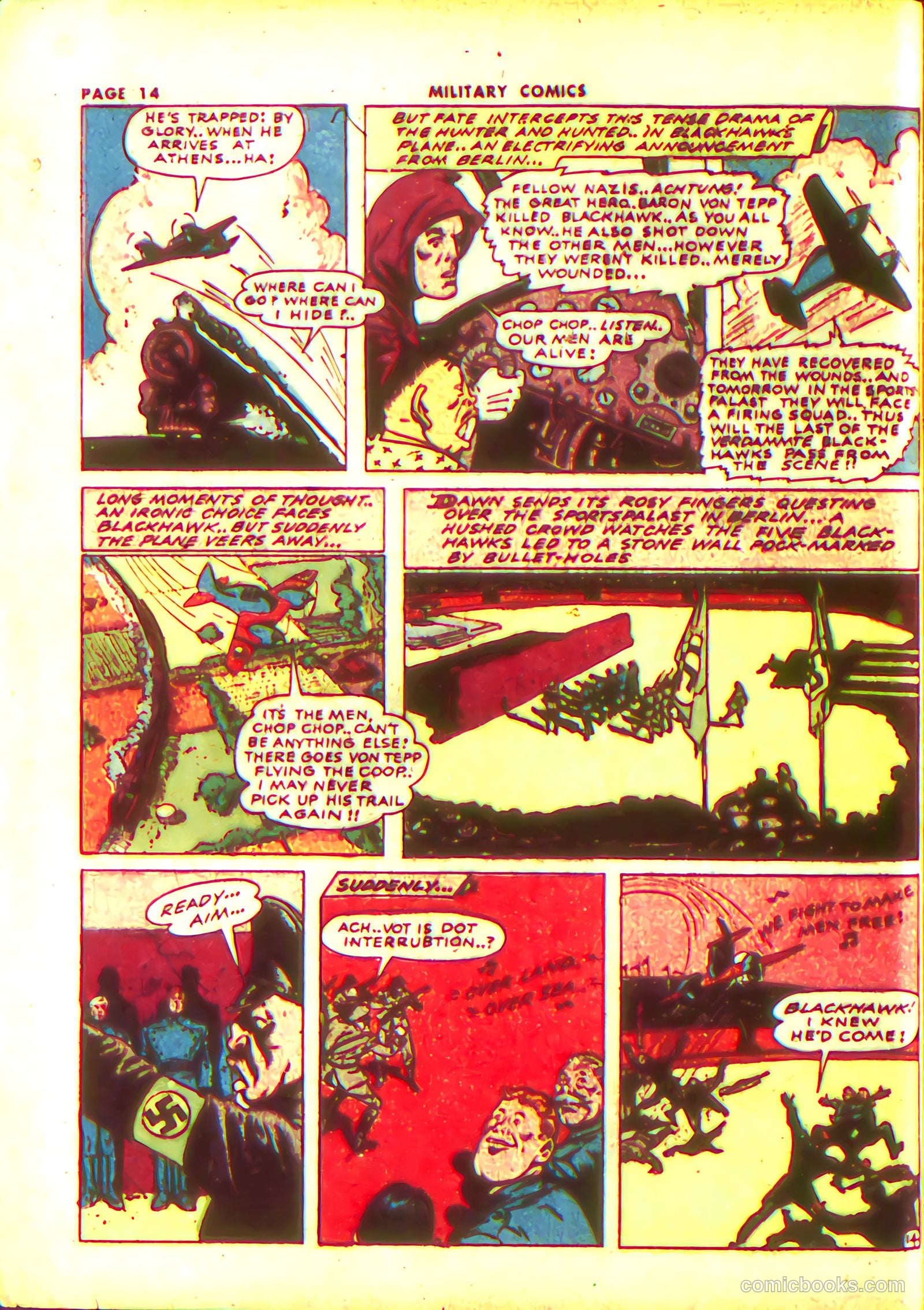 Military Comics #13 (1942) — page 16 of 68