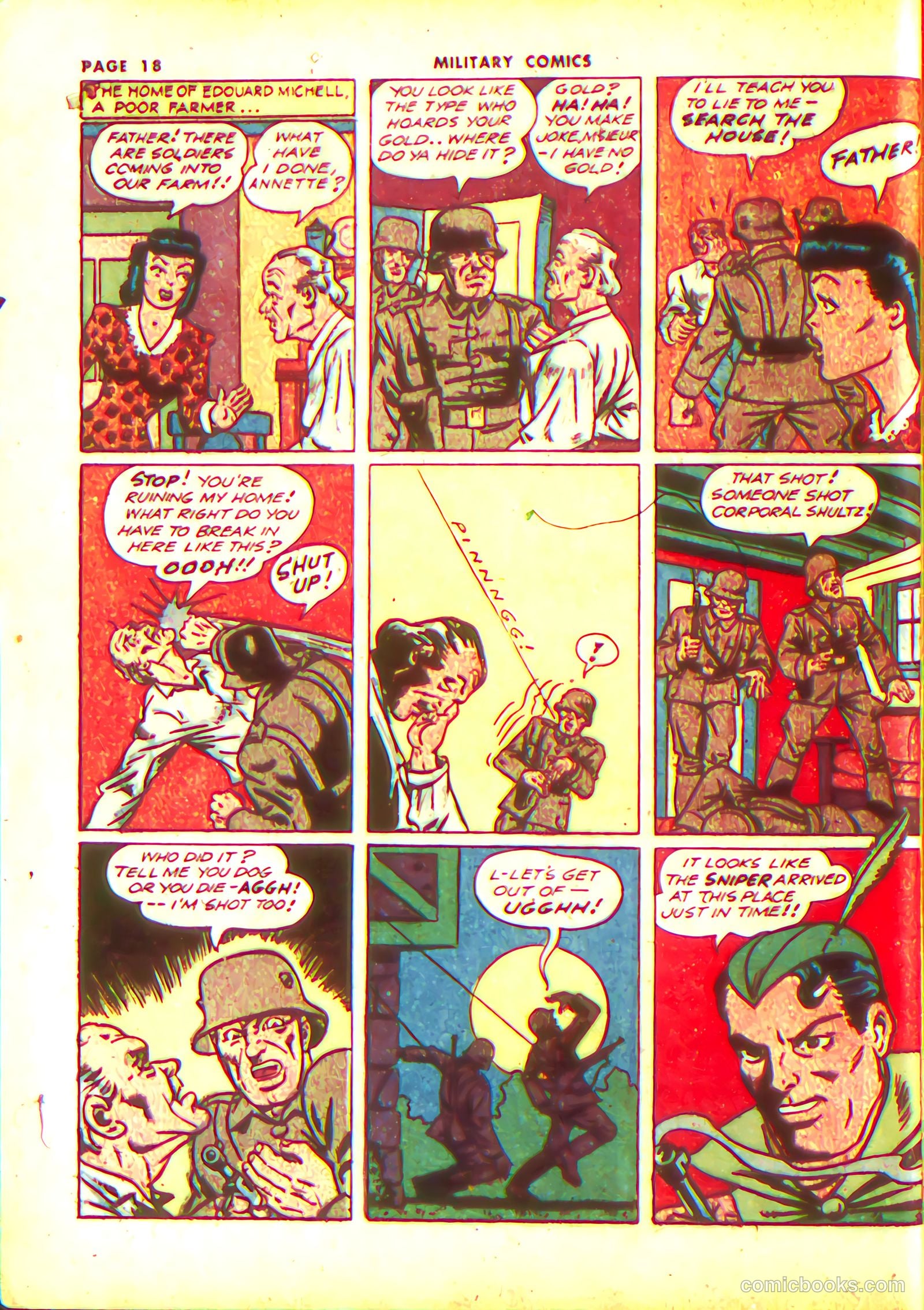 Military Comics #13 (1942) — page 20 of 68