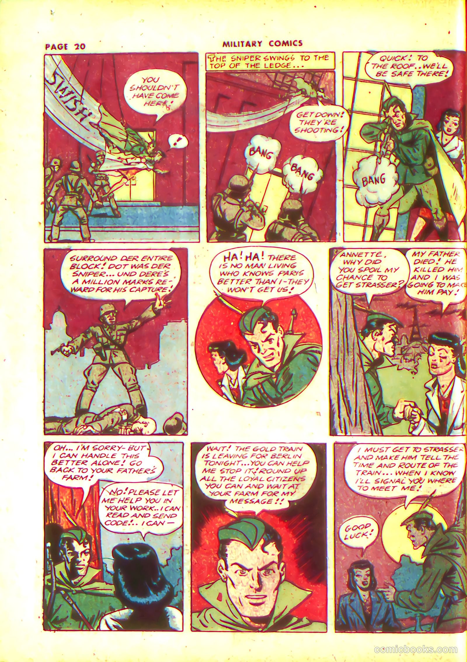 Military Comics #13 (1942) — page 22 of 68