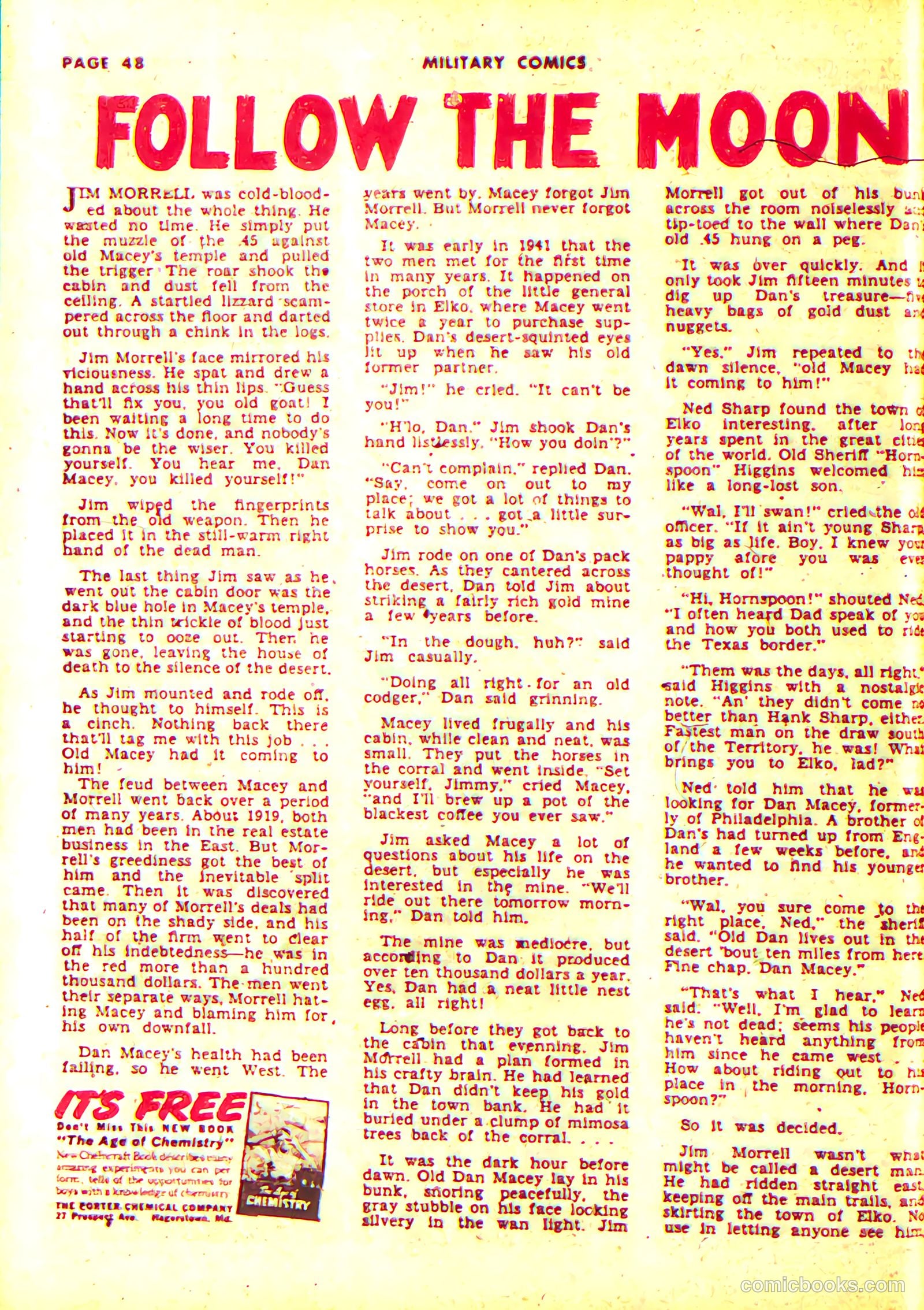 Military Comics #13 (1942) — page 50 of 68