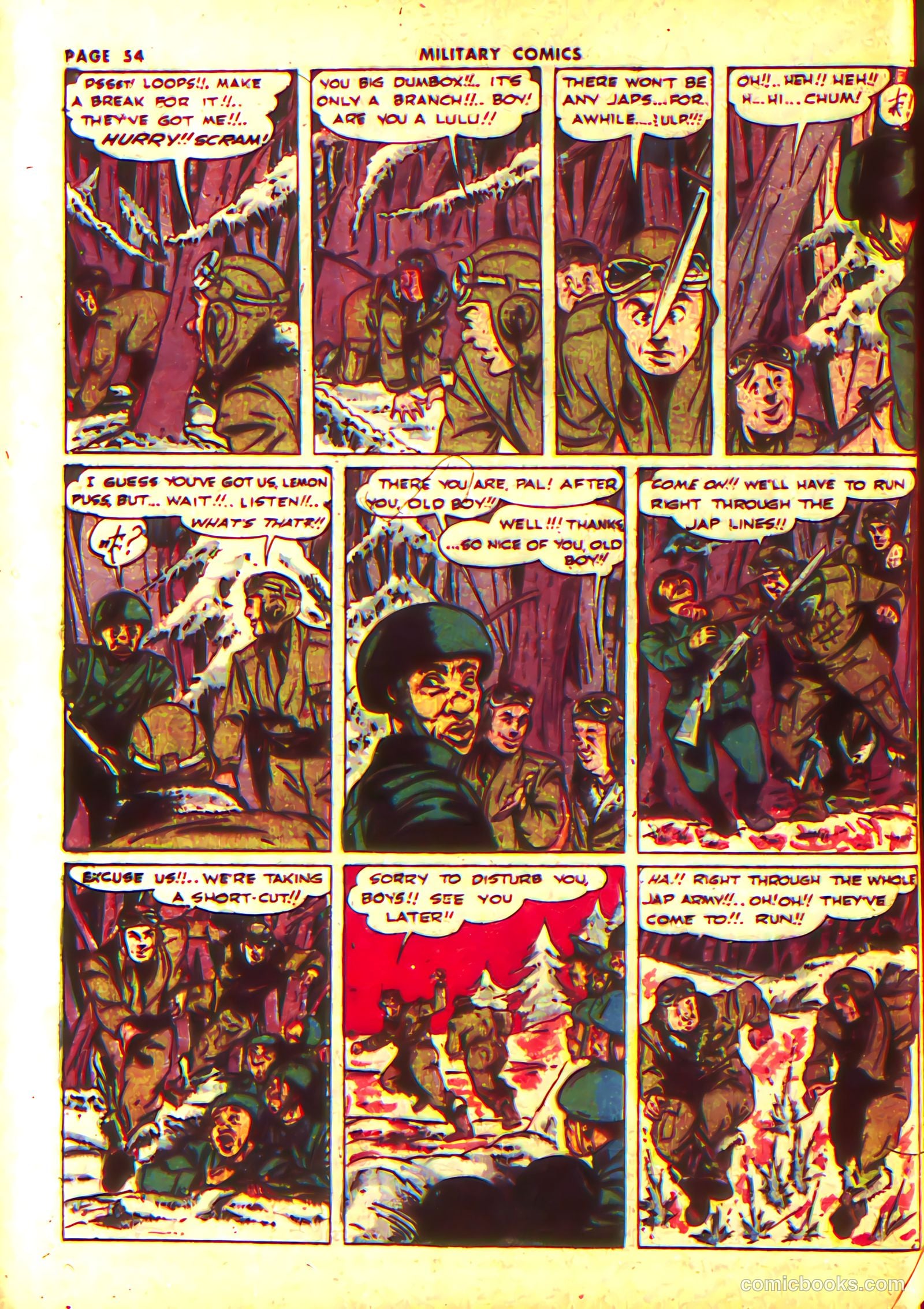 Military Comics #13 (1942) — page 56 of 68