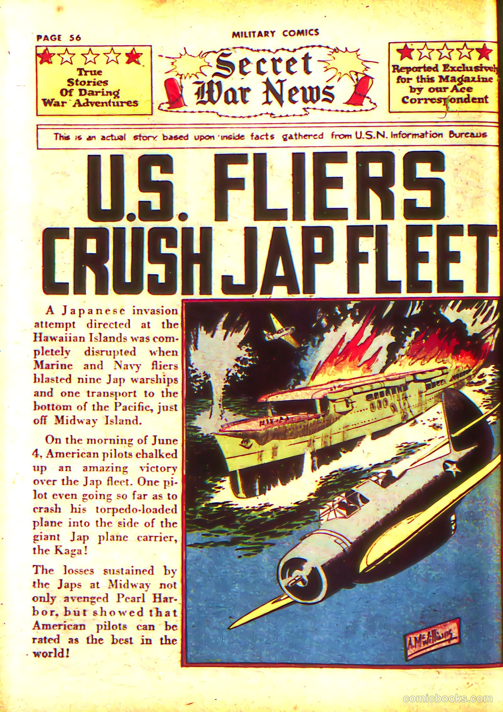 Military Comics #13 (1942) — page 58 of 68