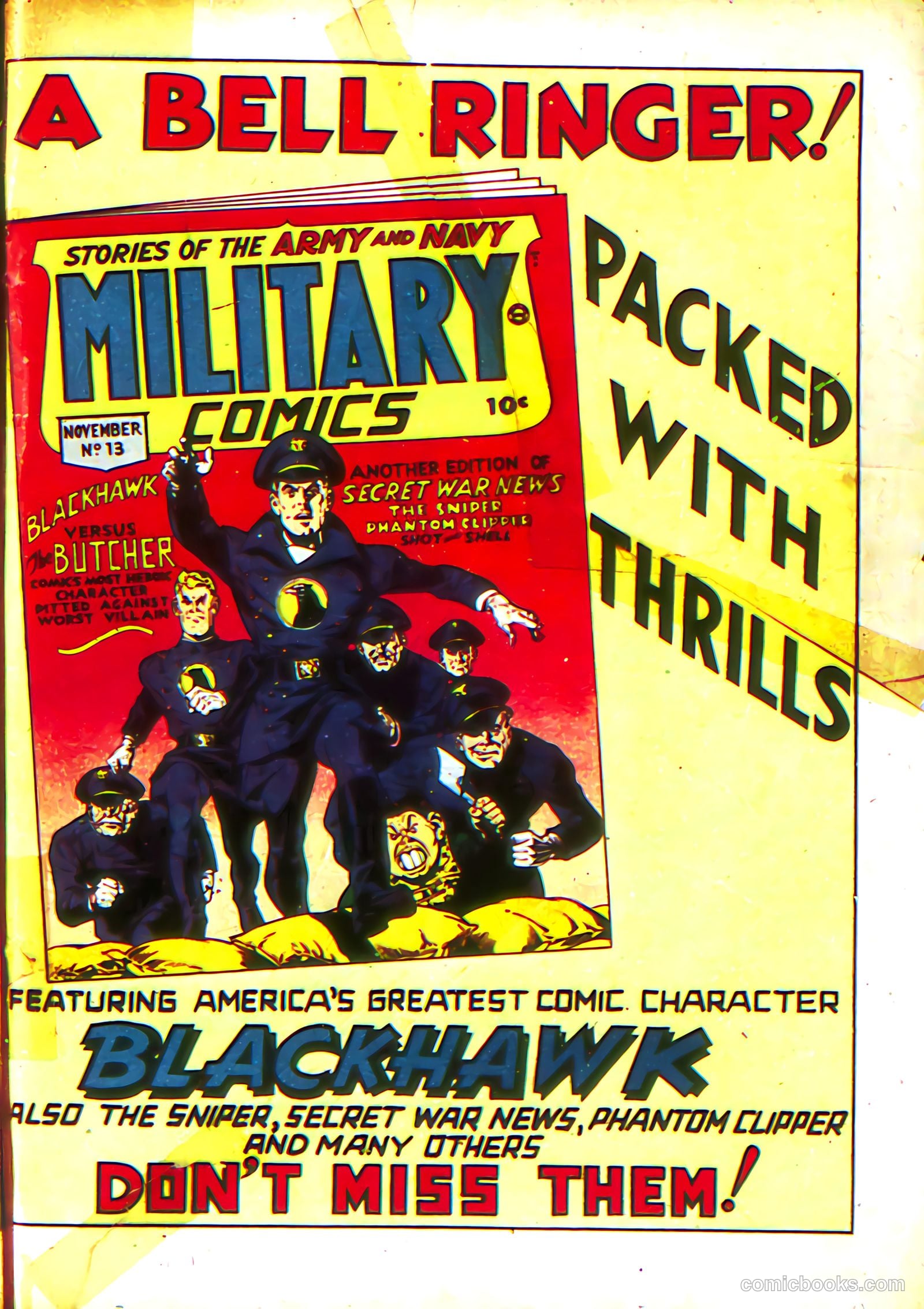 Military Comics #13 (1942) — page 67 of 68