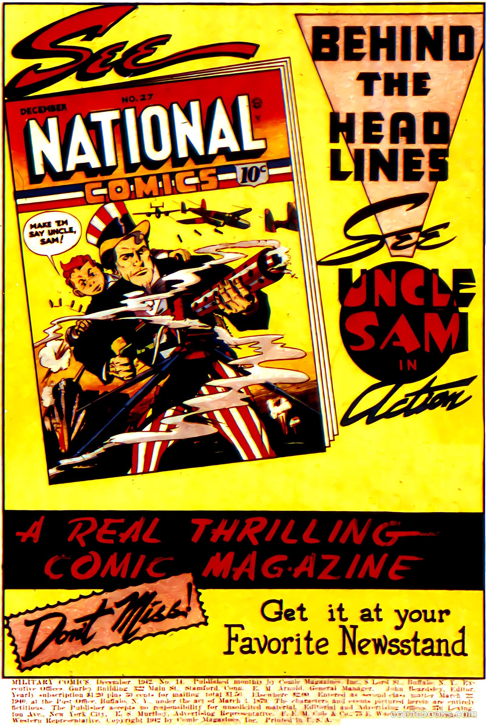 Military Comics #14 (1942) — page 2 of 68