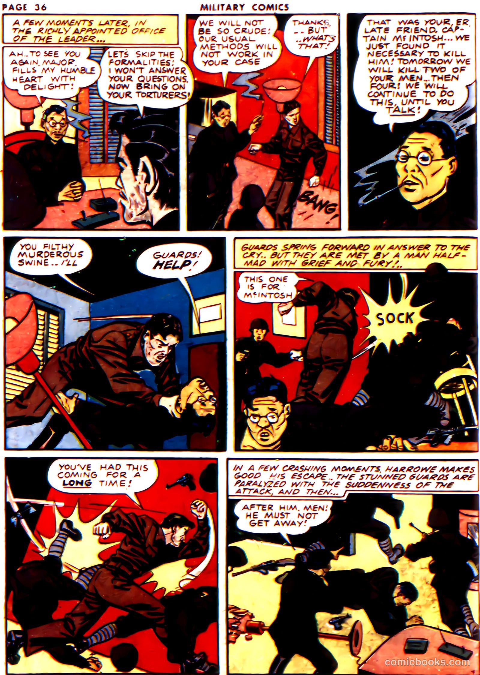 Military Comics #14 (1942) — page 38 of 68
