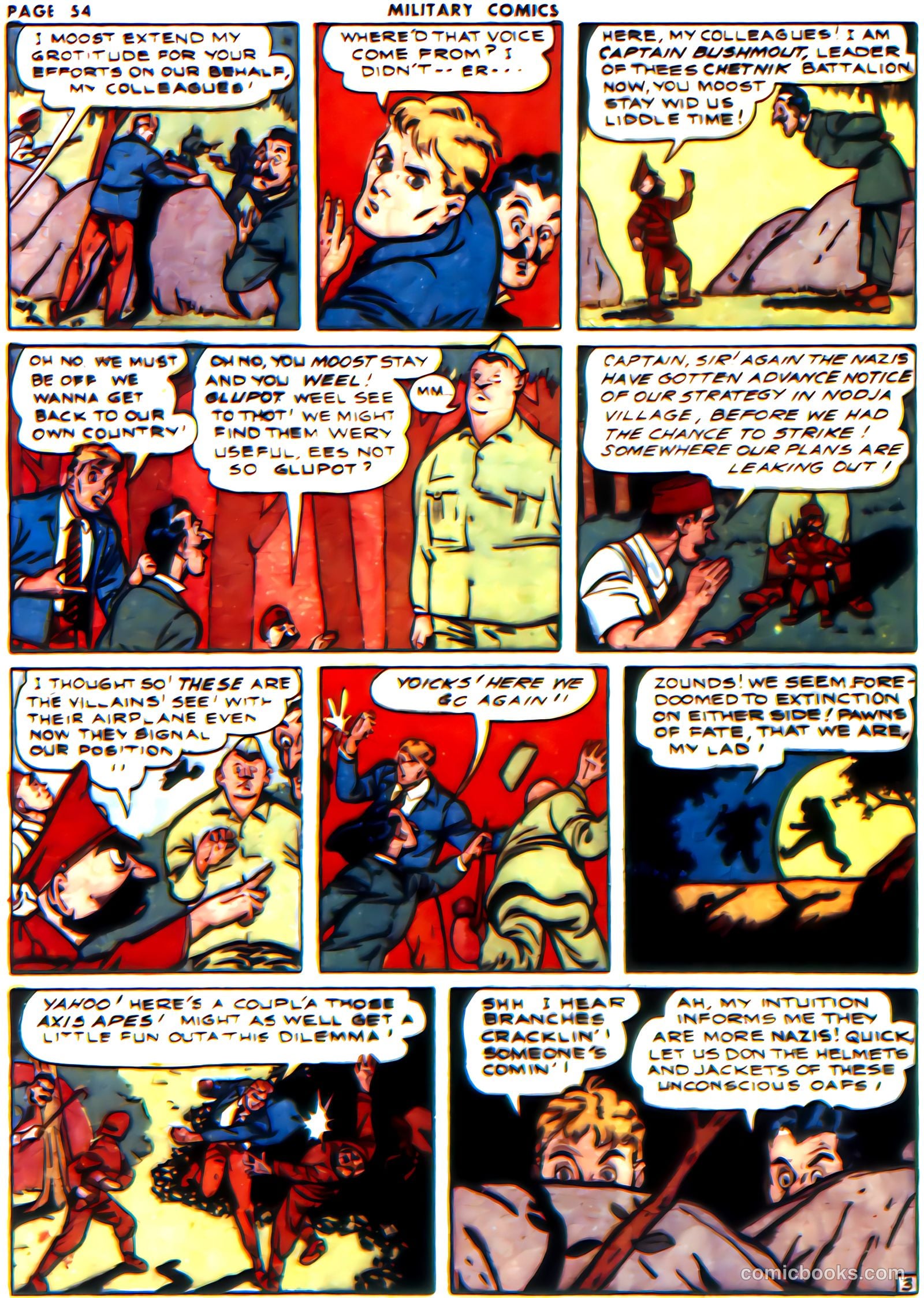 Military Comics #14 (1942) — page 56 of 68