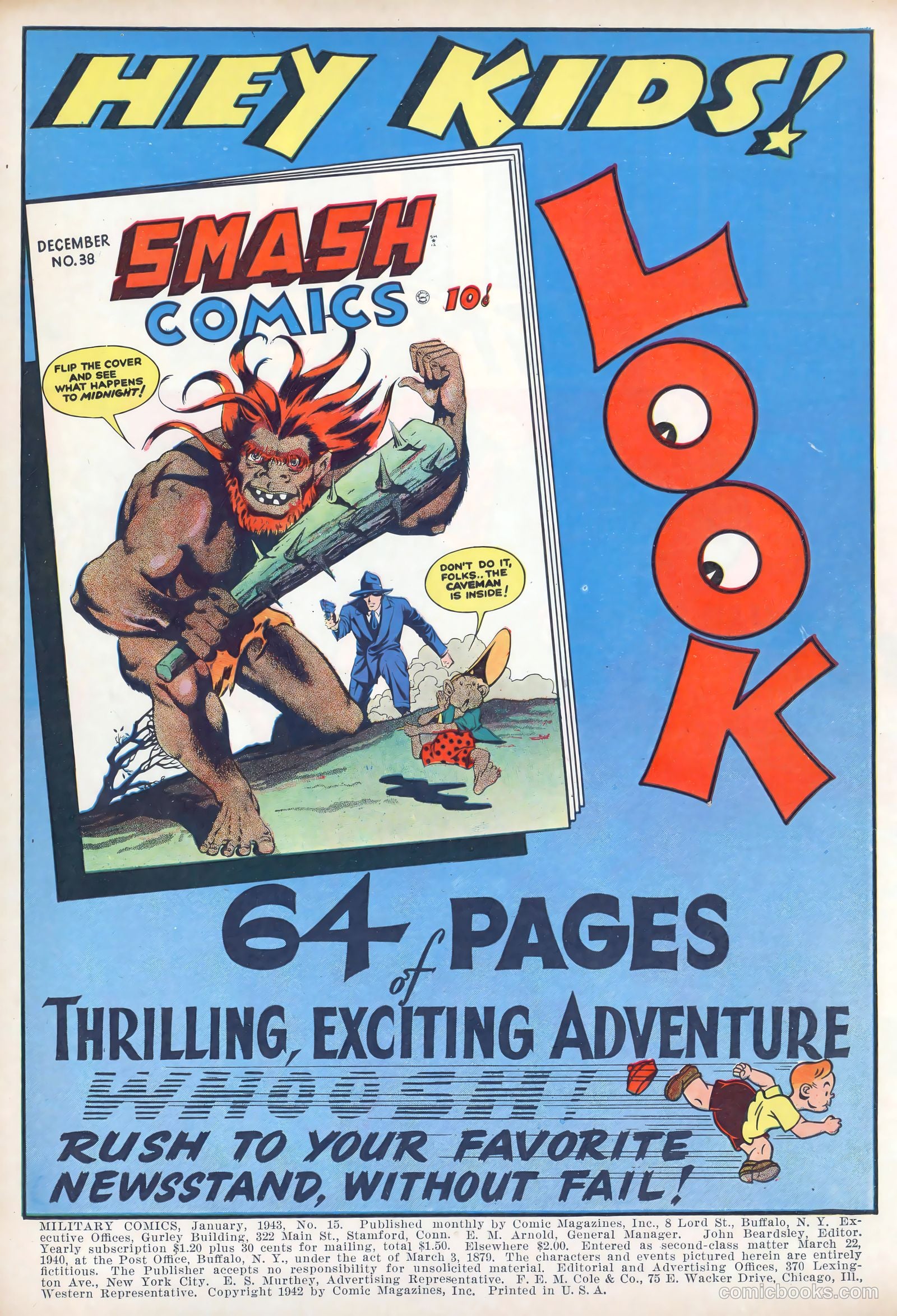 Military Comics #15 (1942) — page 2 of 68