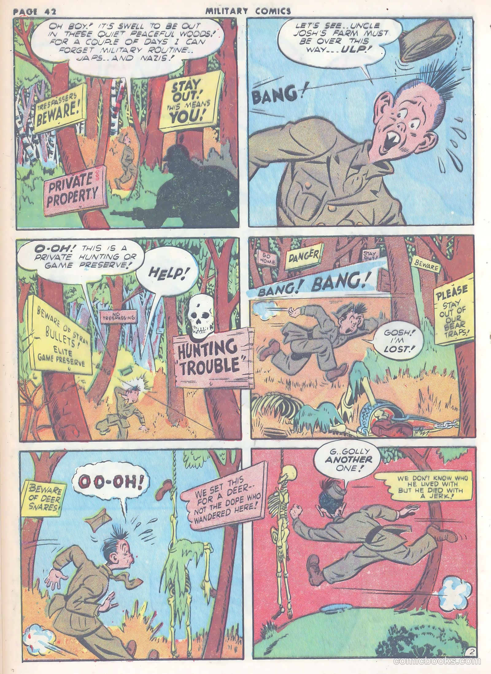 Military Comics #15 (1942) — page 44 of 68