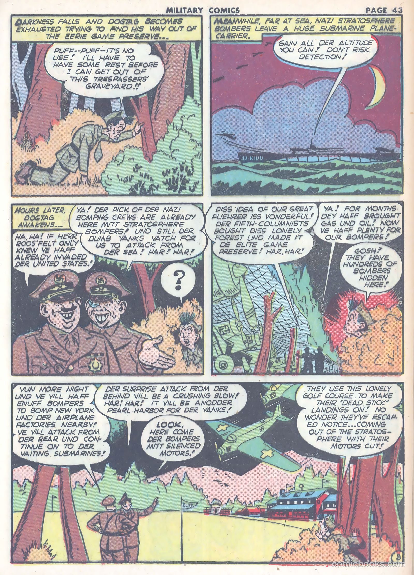 Military Comics #15 (1942) — page 45 of 68