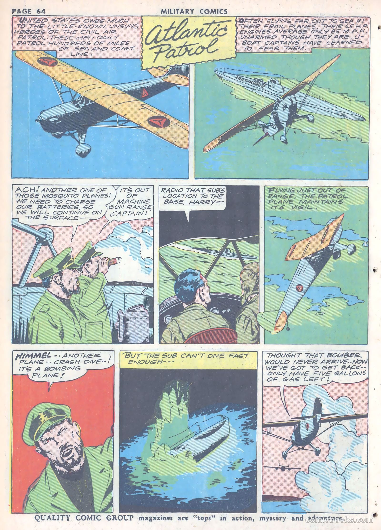 Military Comics #15 (1942) — page 66 of 68