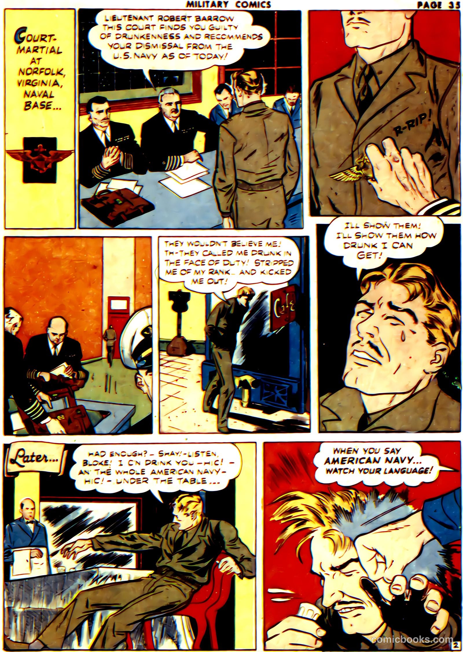 Military Comics #16 (1943) — page 36 of 67