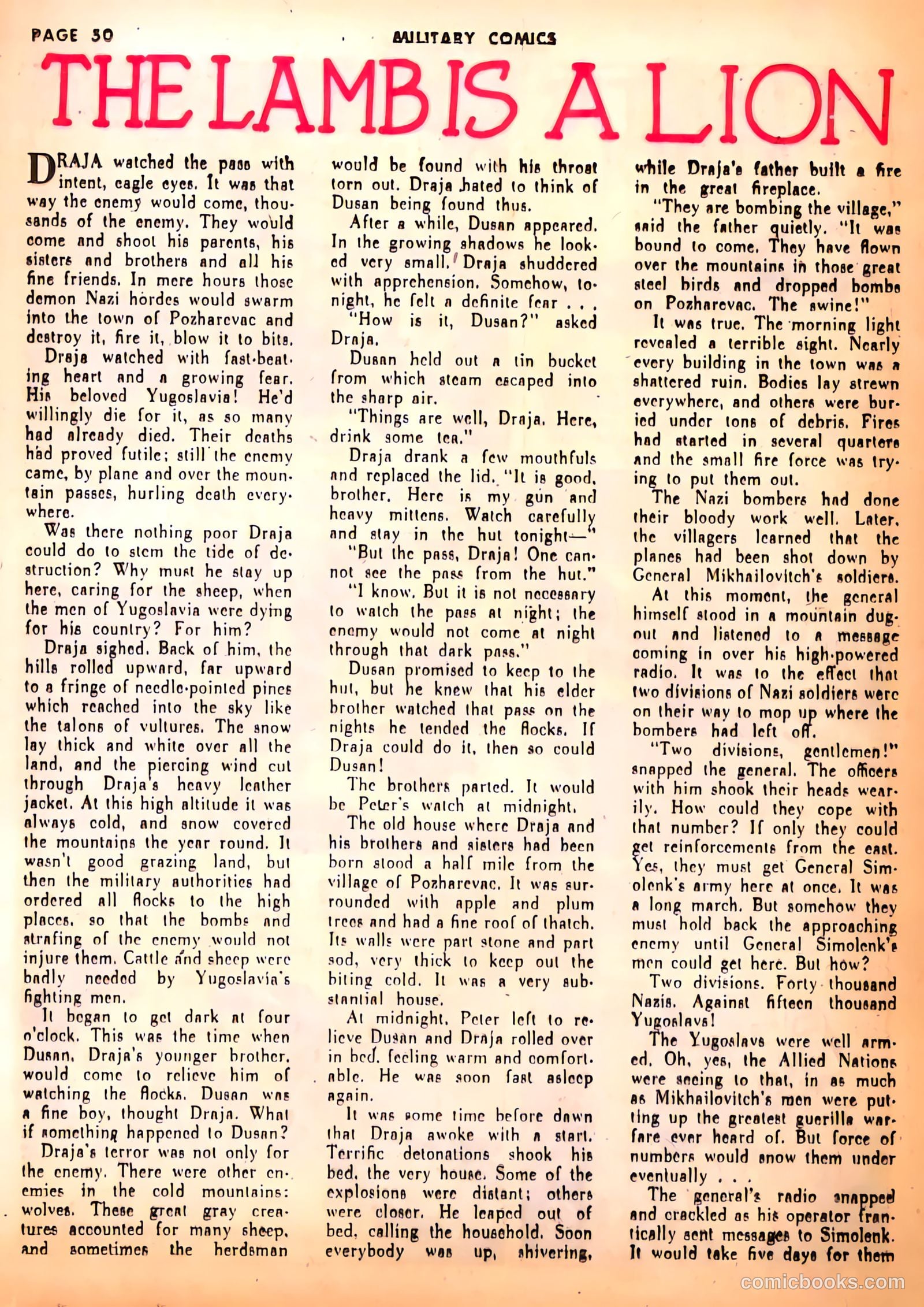 Military Comics #17 (1943) — page 52 of 68