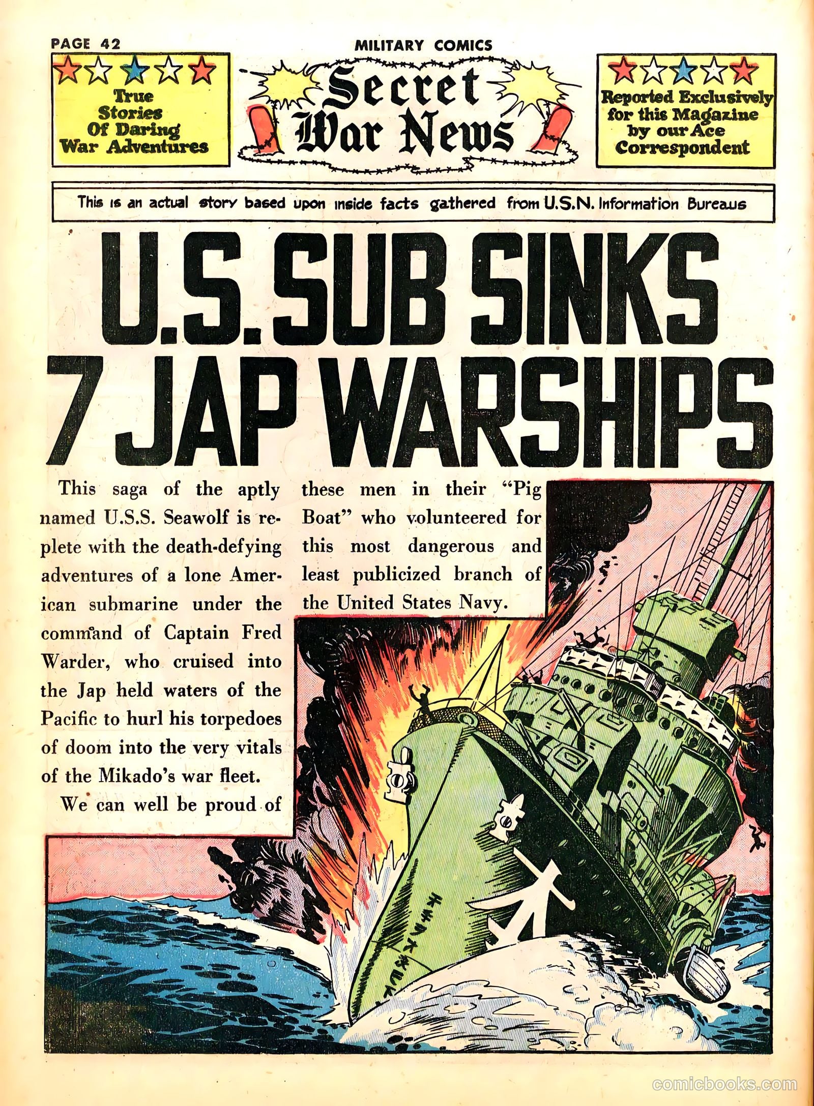 Military Comics #18 (1943) — page 44 of 68