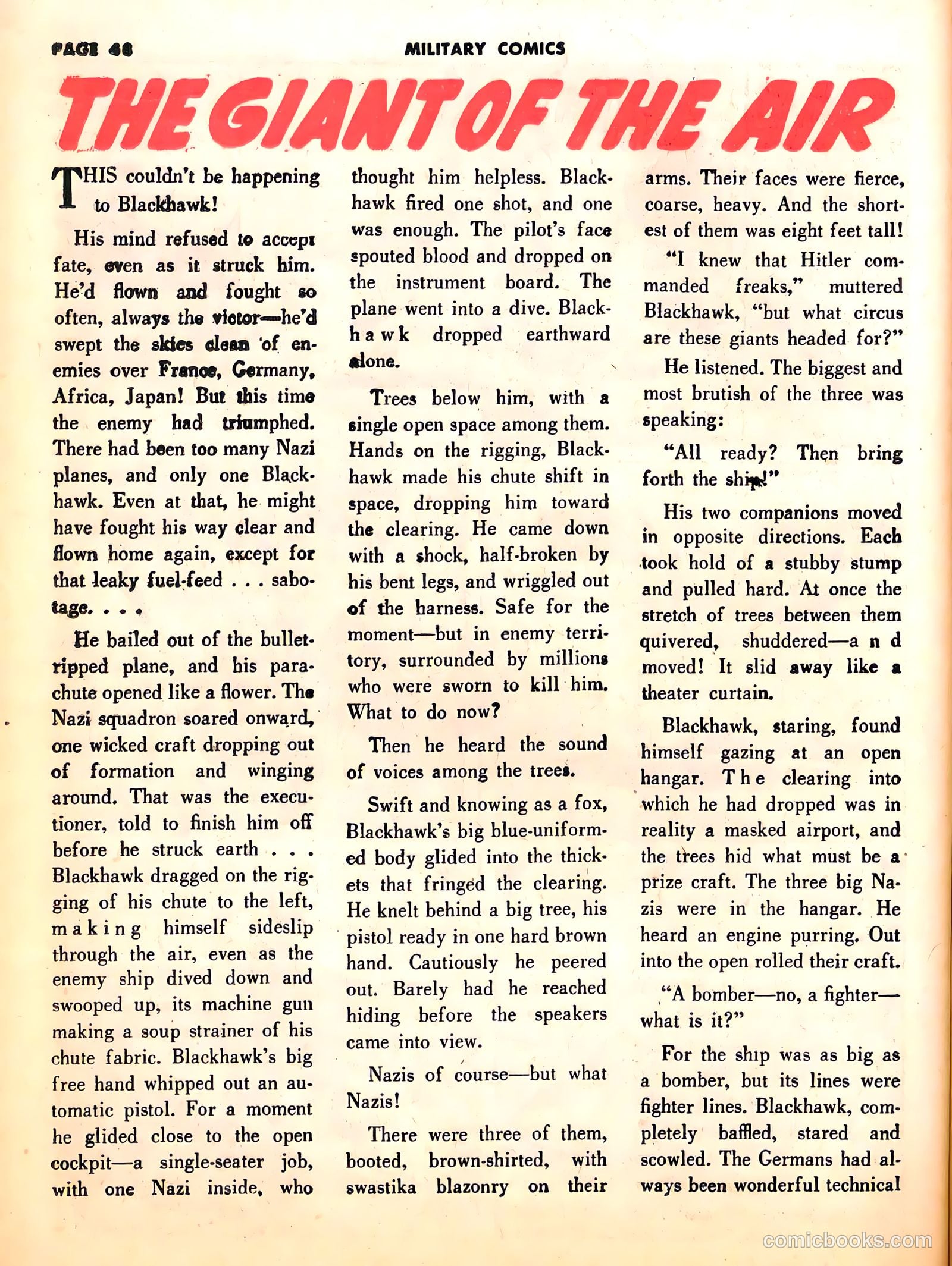 Military Comics #18 (1943) — page 50 of 68