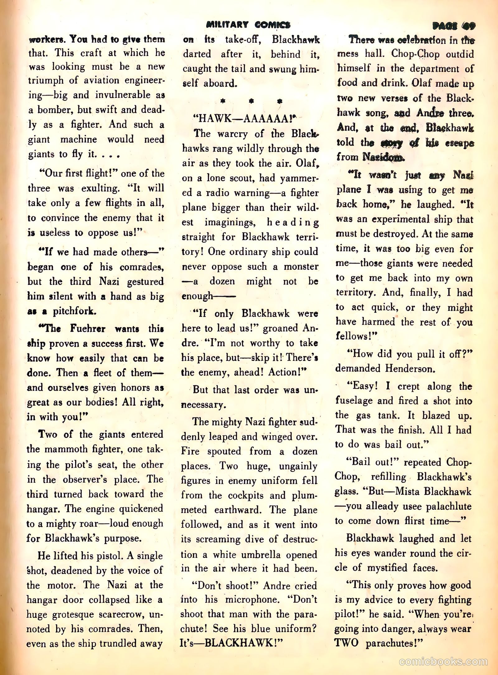 Military Comics #18 (1943) — page 51 of 68