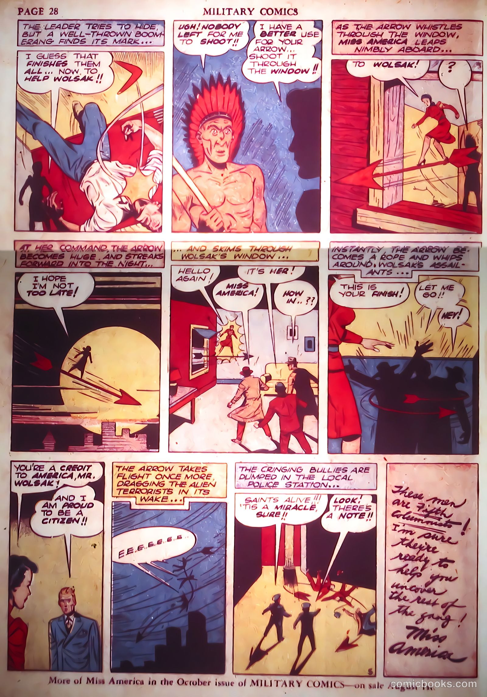 Military Comics #2 (1941) — page 30 of 68