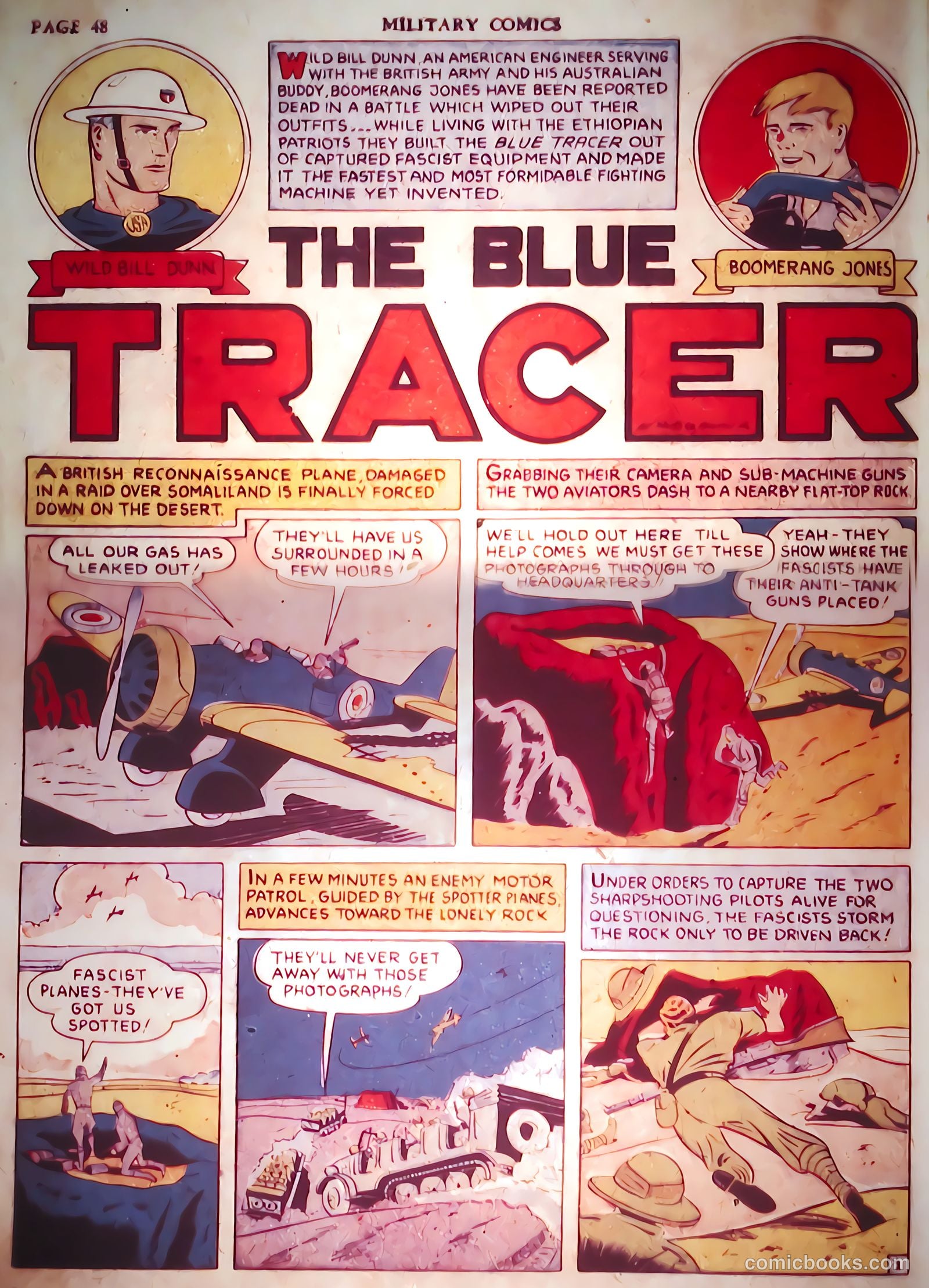 Military Comics #2 (1941) — page 50 of 68