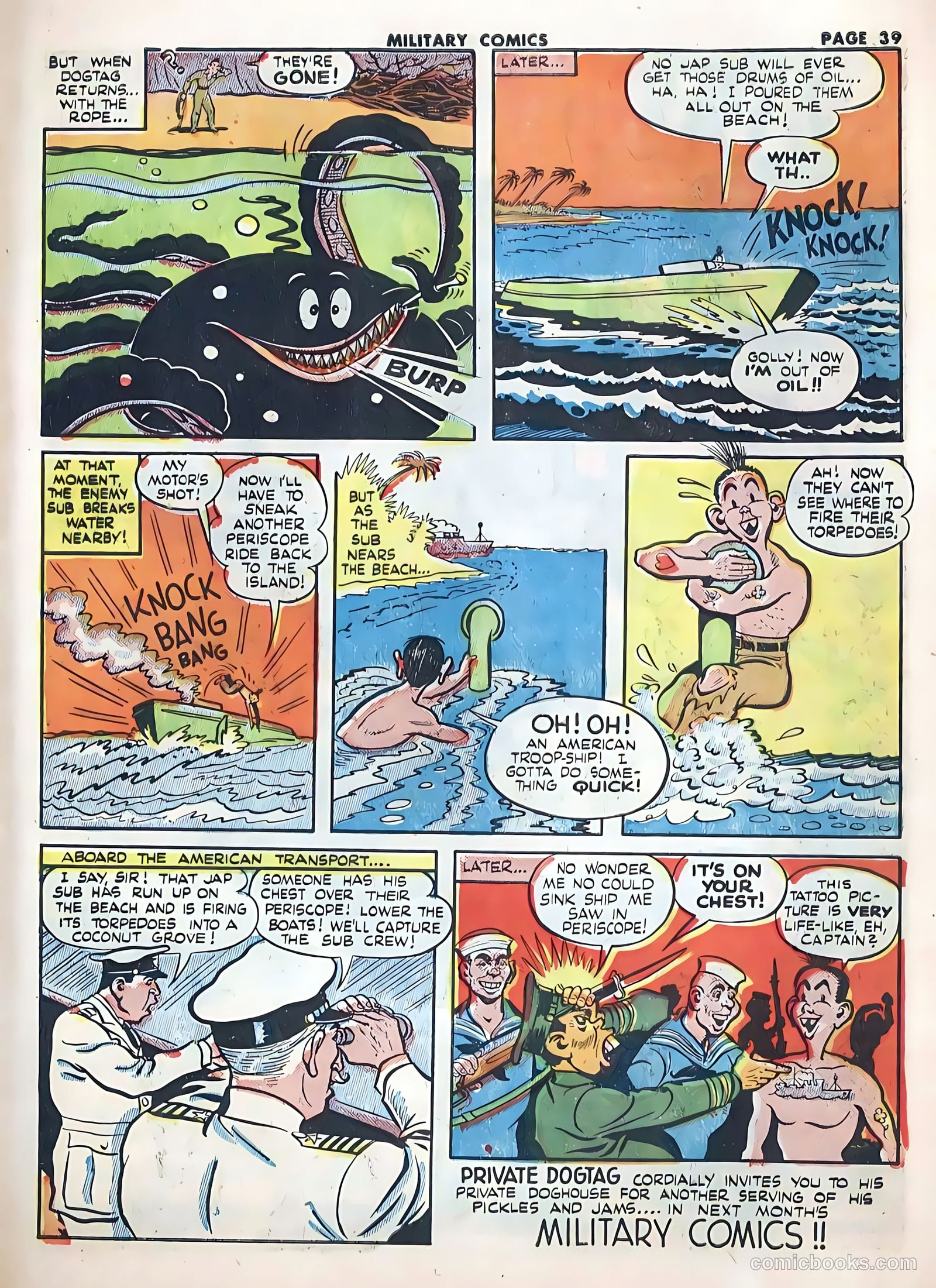 Military Comics #20 (1943) — page 41 of 68
