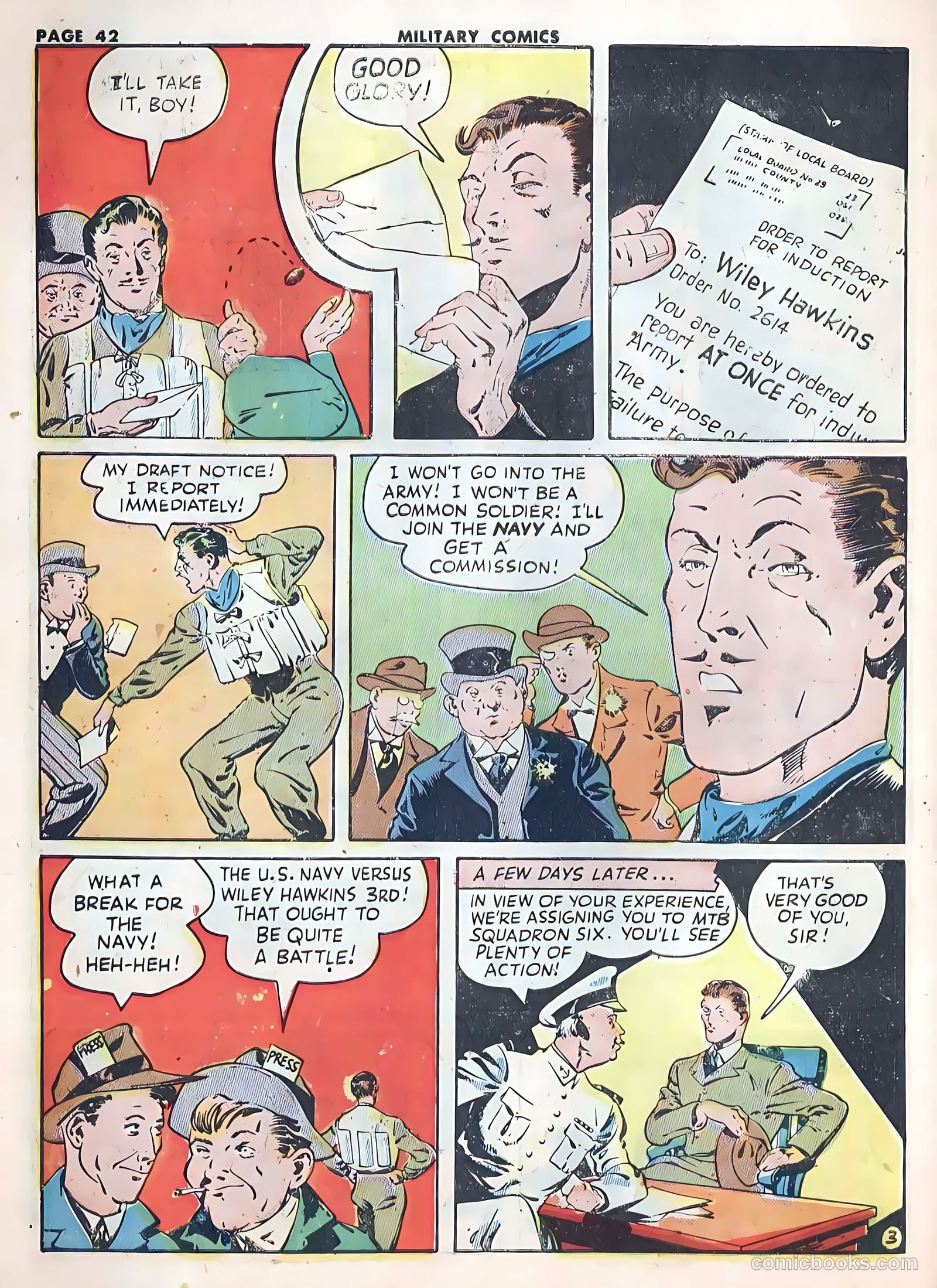 Military Comics #20 (1943) — page 44 of 68