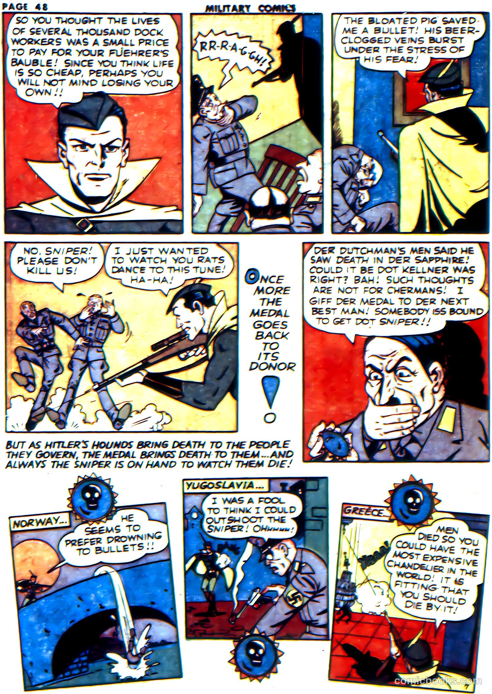 Military Comics #21 (1943) — page 50 of 68