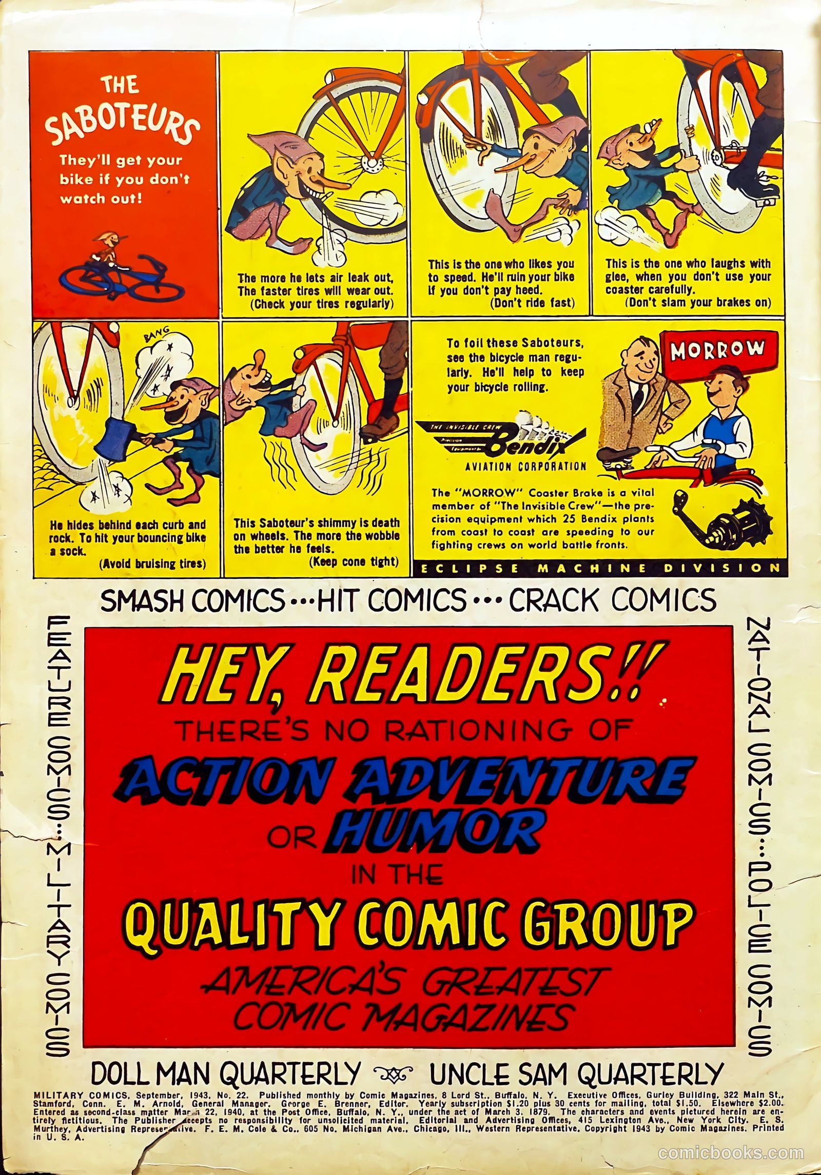 Military Comics #22 (1943) — page 2 of 68