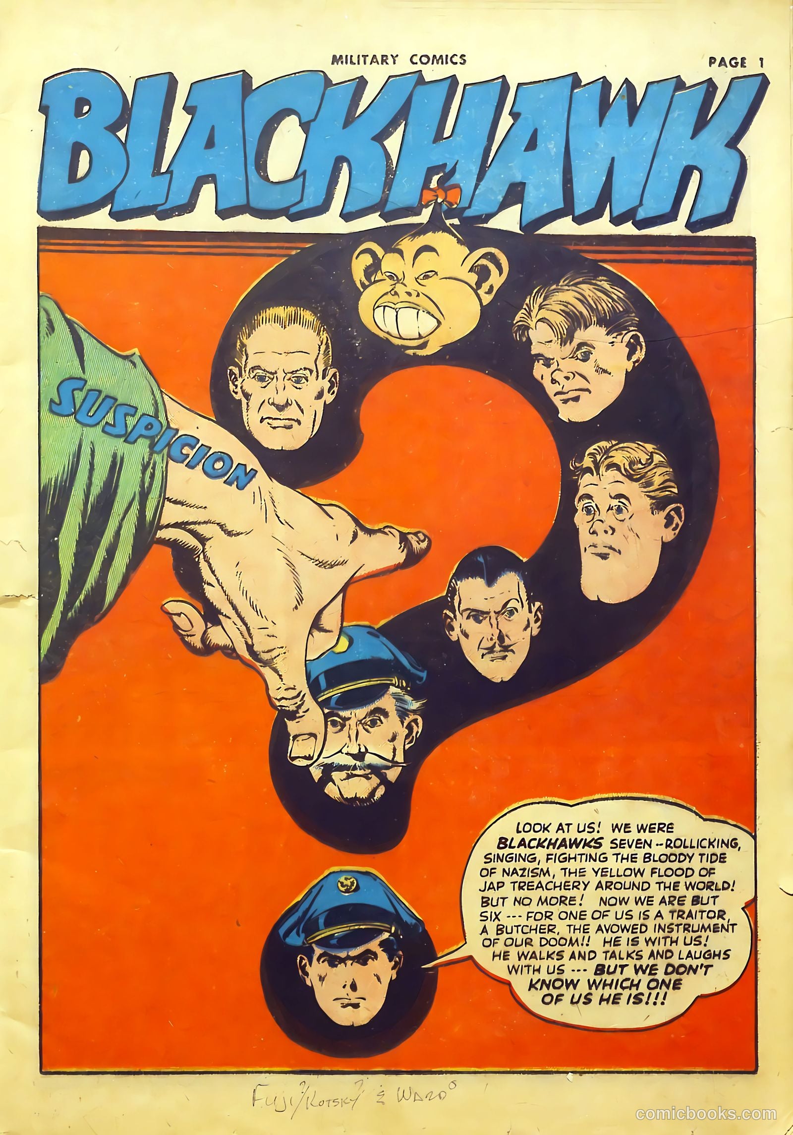 Military Comics #22 (1943) — page 3 of 68