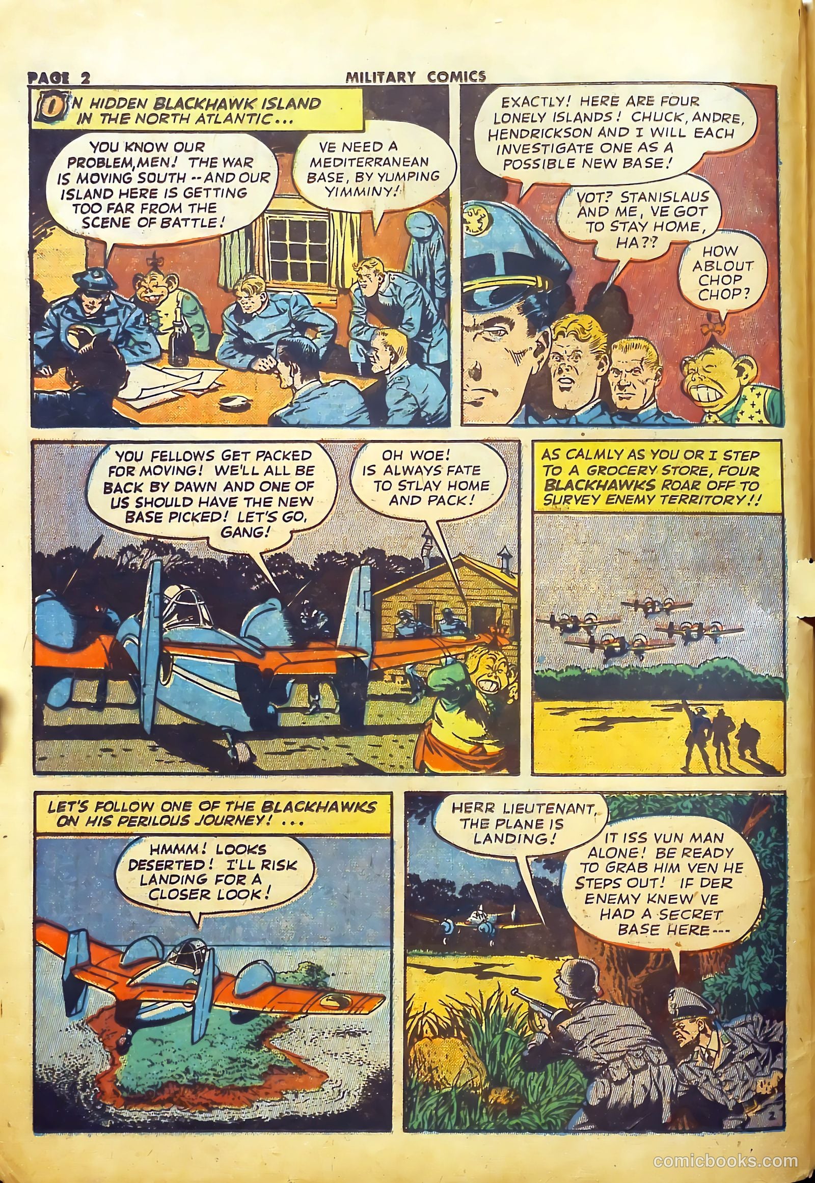 Military Comics #22 (1943) — page 4 of 68