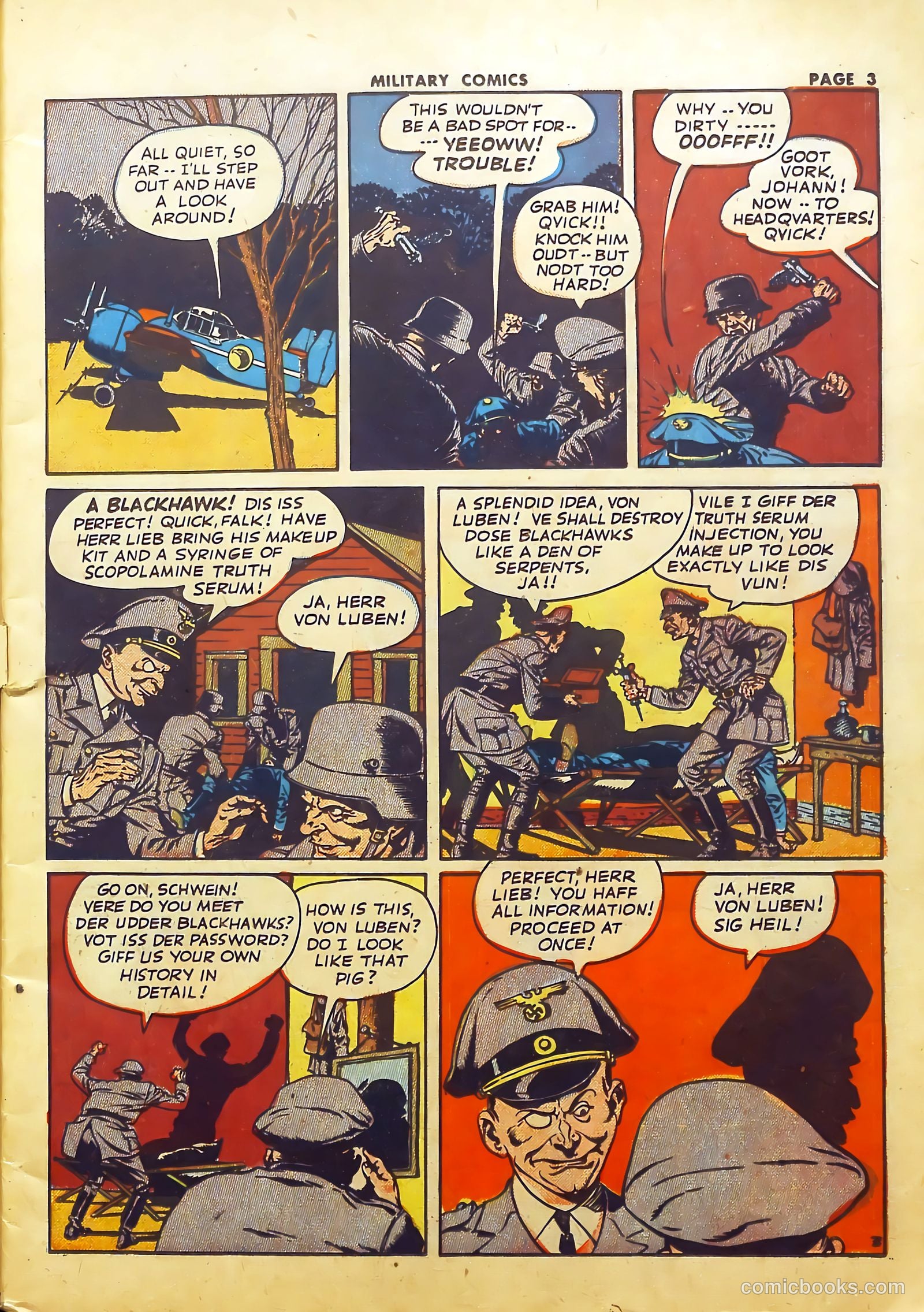Military Comics #22 (1943) — page 5 of 68