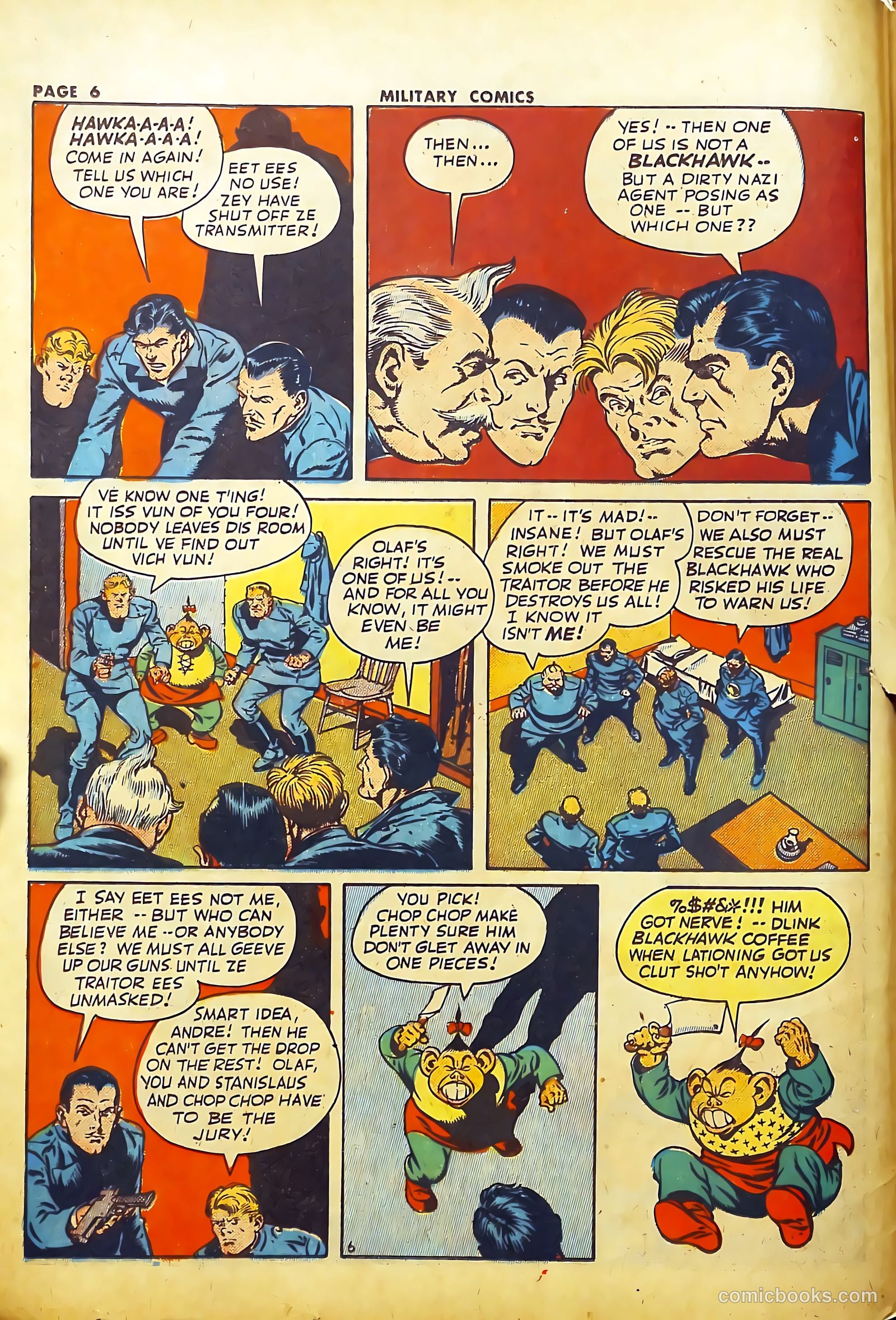 Military Comics #22 (1943) — page 8 of 68