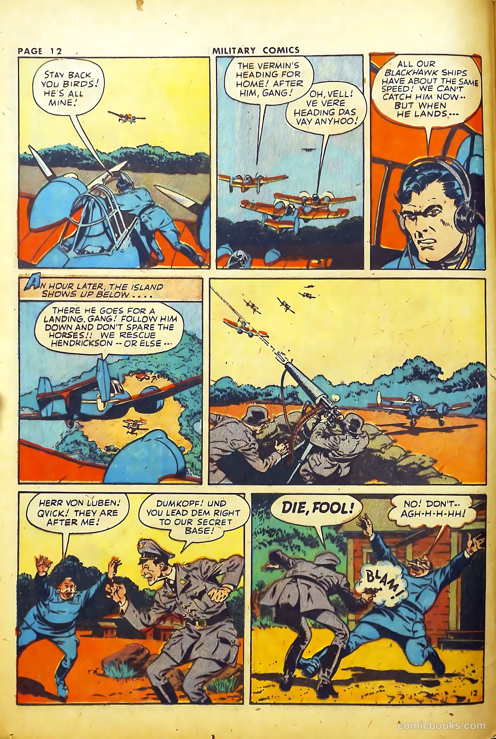 Military Comics #22 (1943) — page 14 of 68