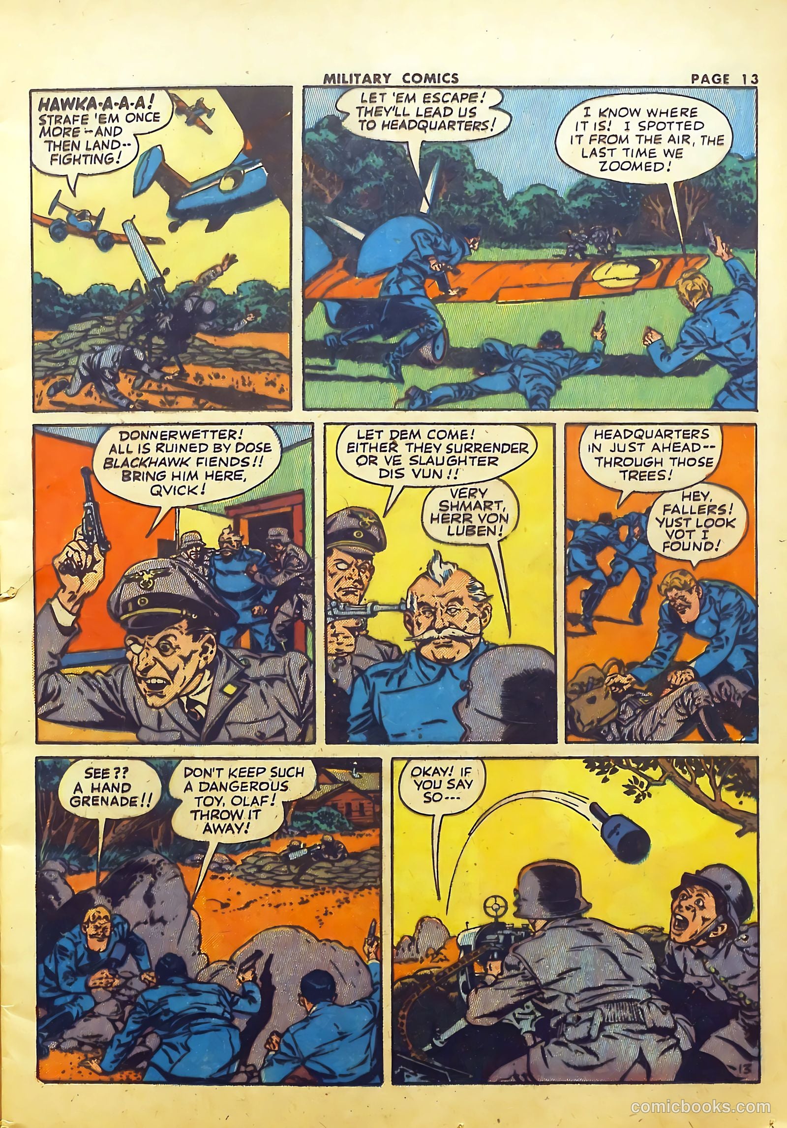 Military Comics #22 (1943) — page 15 of 68