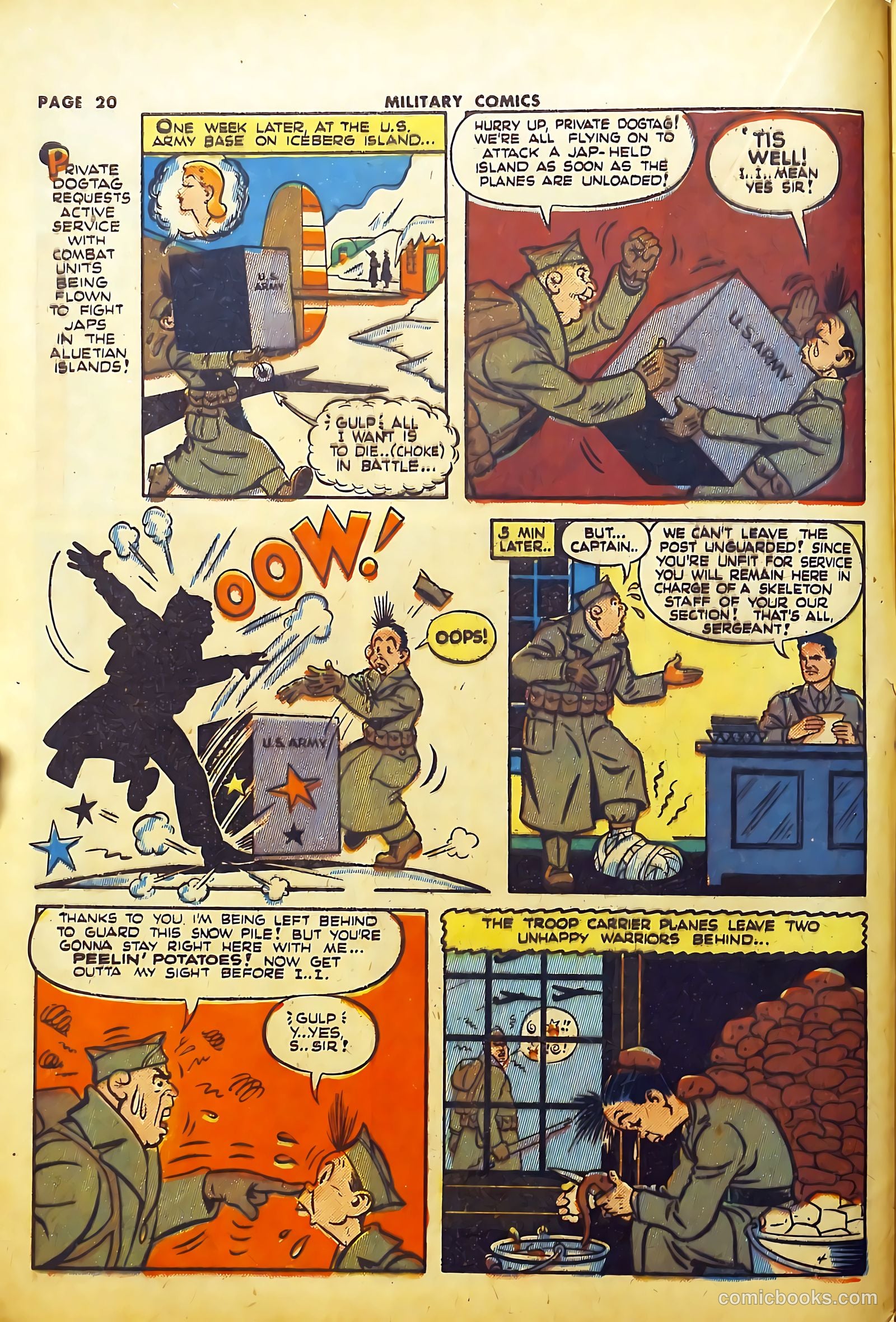 Military Comics #22 (1943) — page 22 of 68