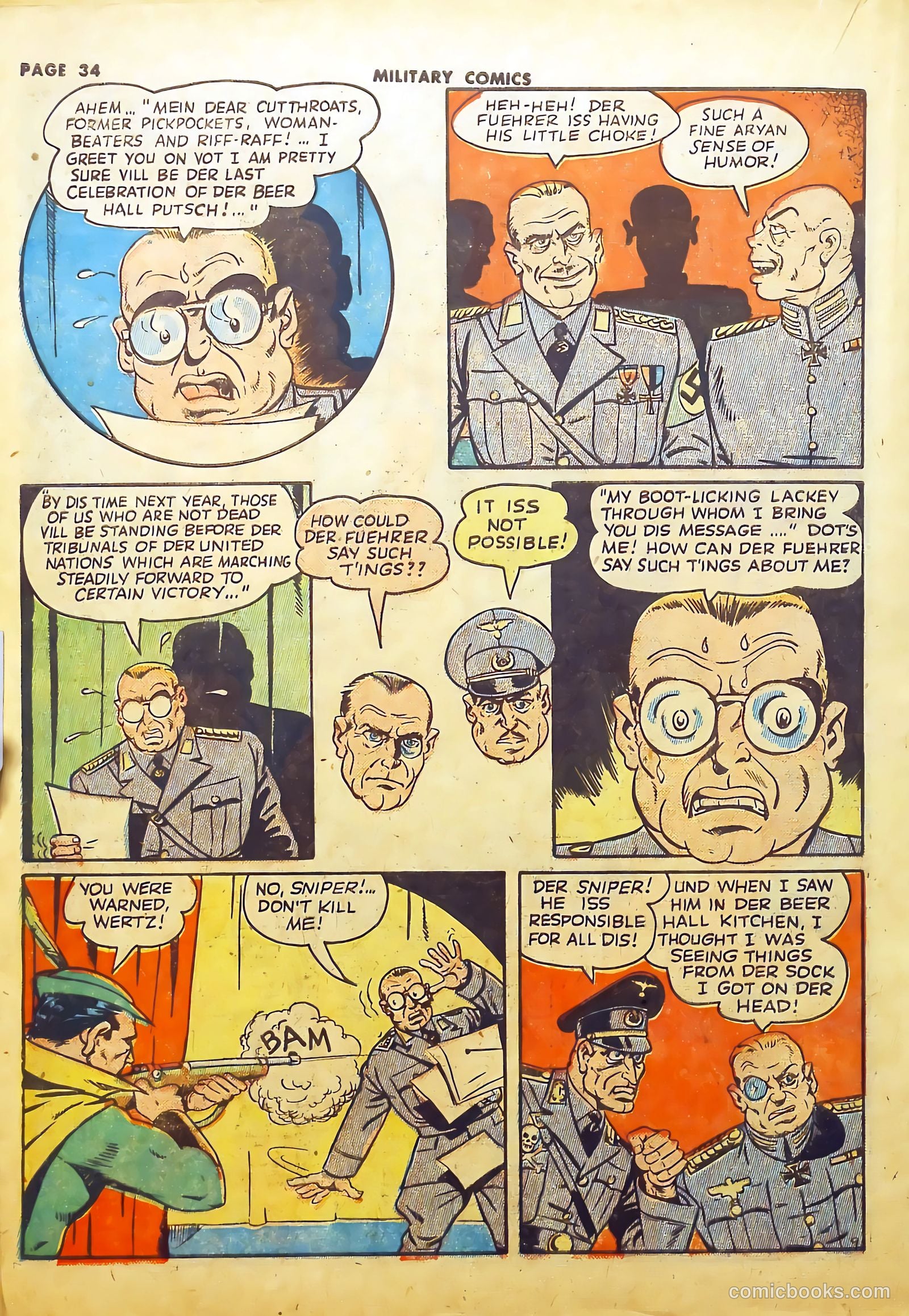 Military Comics #22 (1943) — page 36 of 68