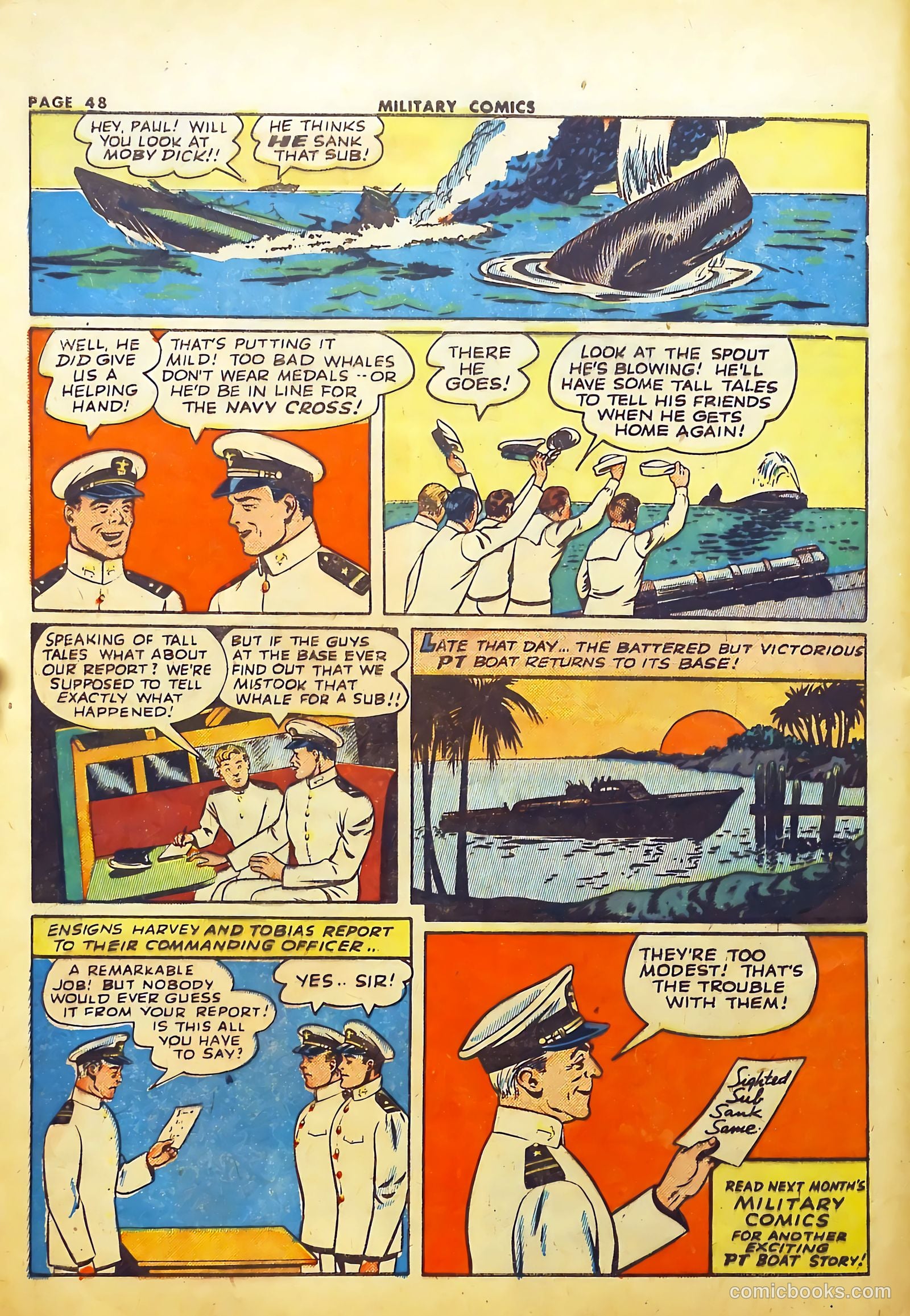 Military Comics #22 (1943) — page 50 of 68