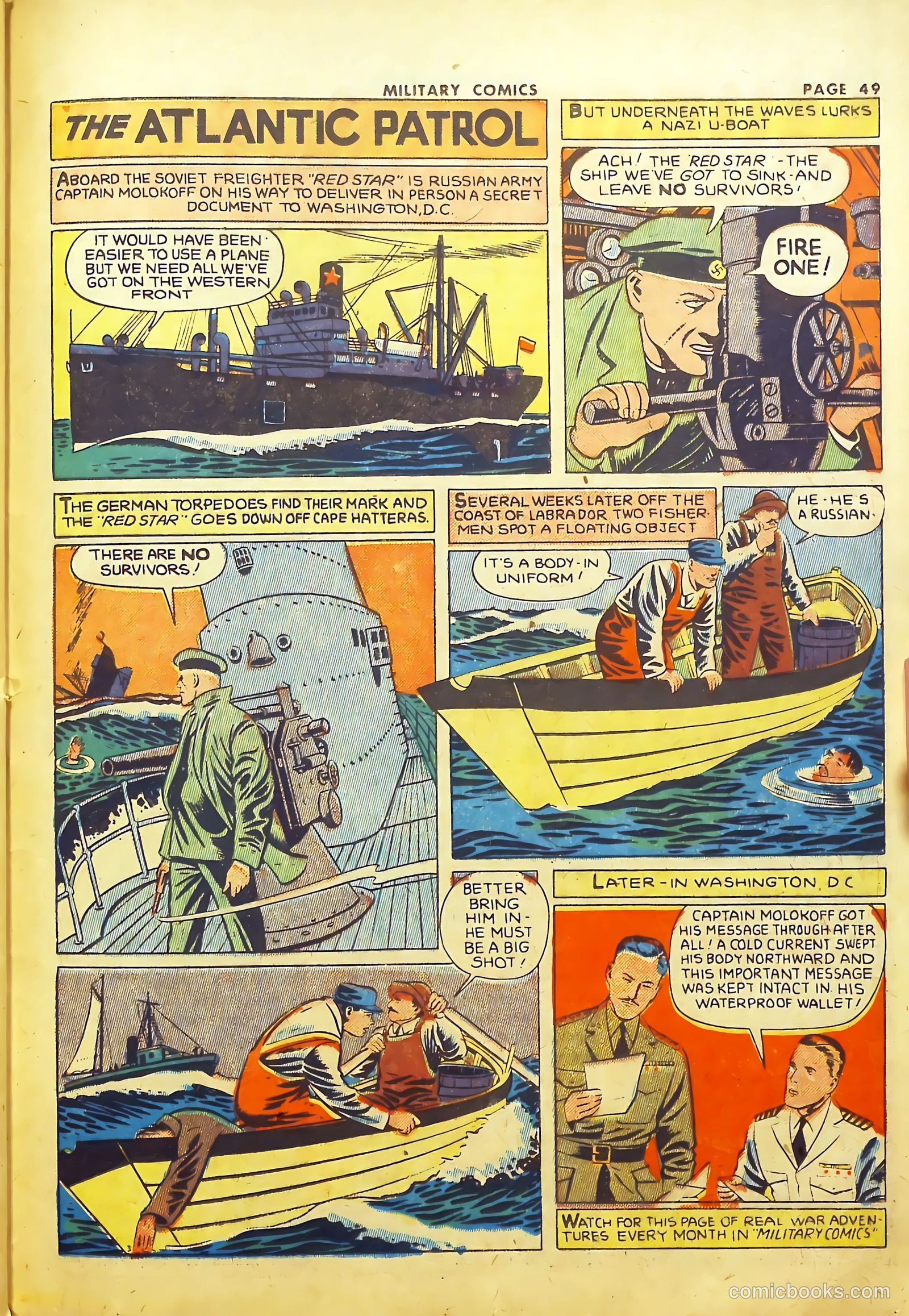 Military Comics #22 (1943) — page 51 of 68