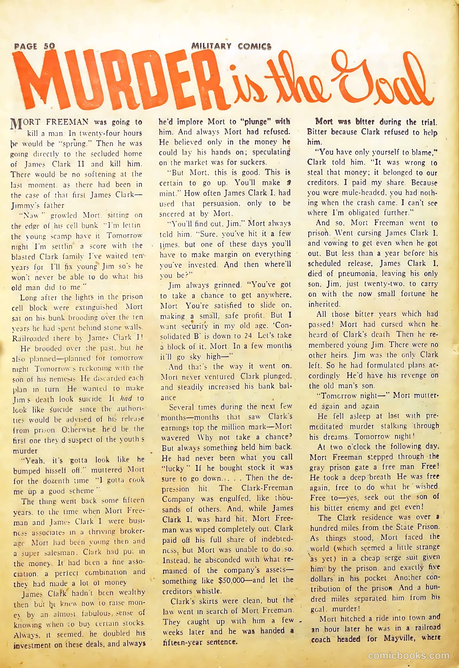 Military Comics #22 (1943) — page 52 of 68
