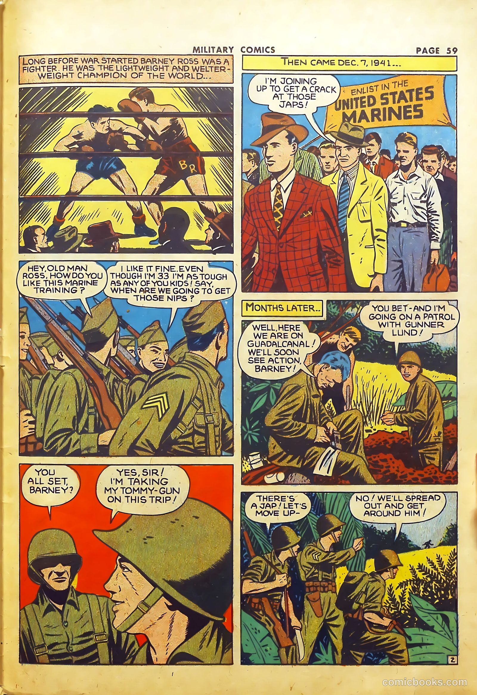 Military Comics #22 (1943) — page 61 of 68
