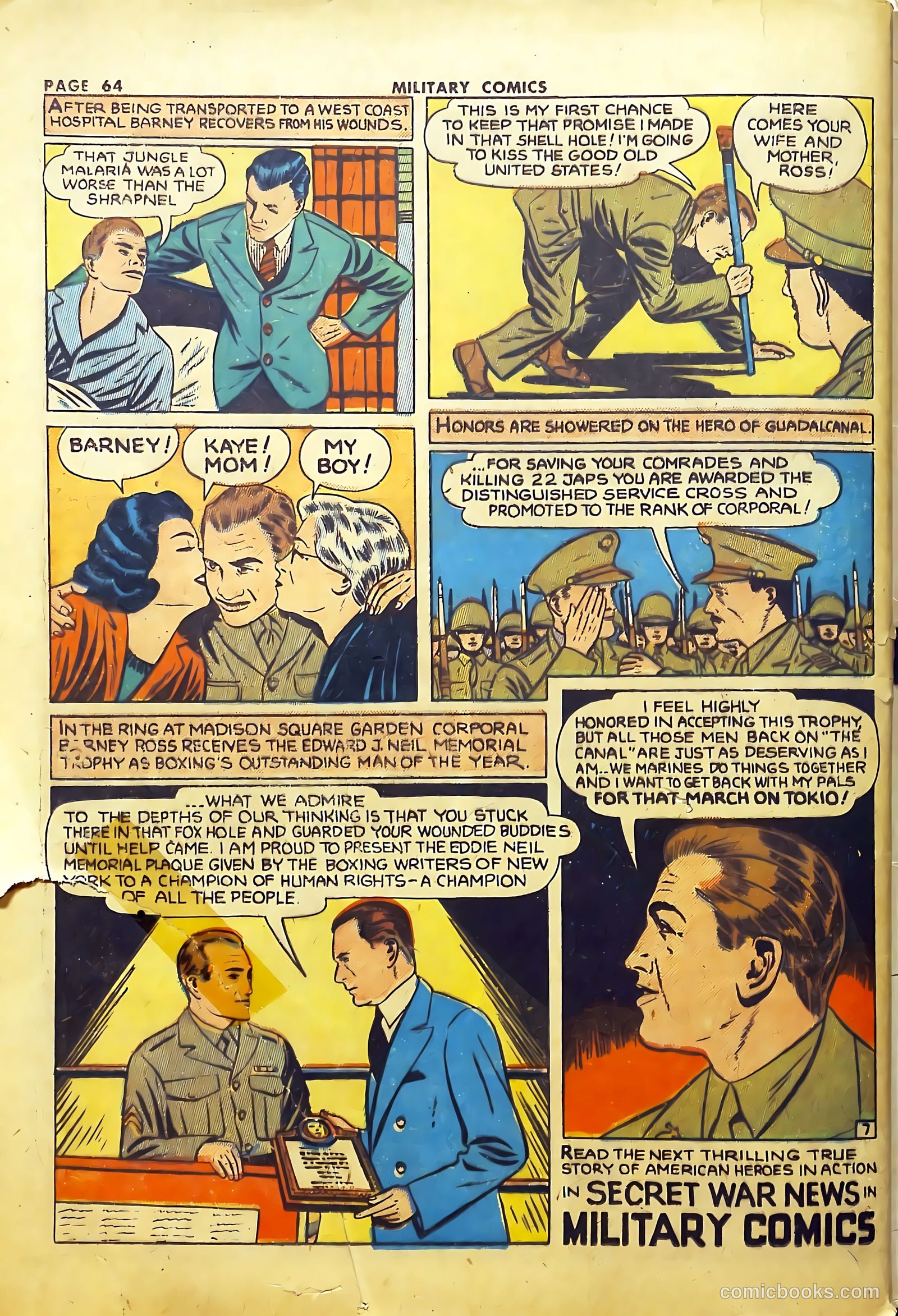 Military Comics #22 (1943) — page 66 of 68