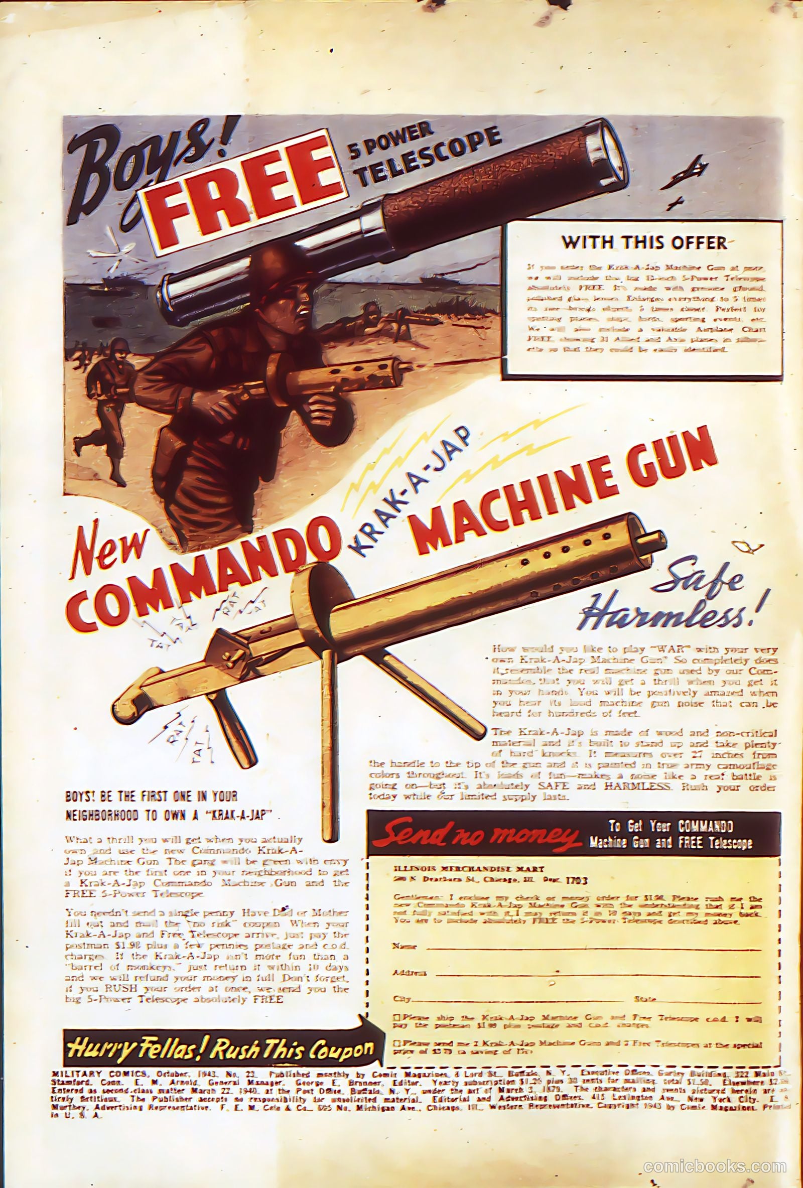Military Comics #23 (1943) — page 3 of 70