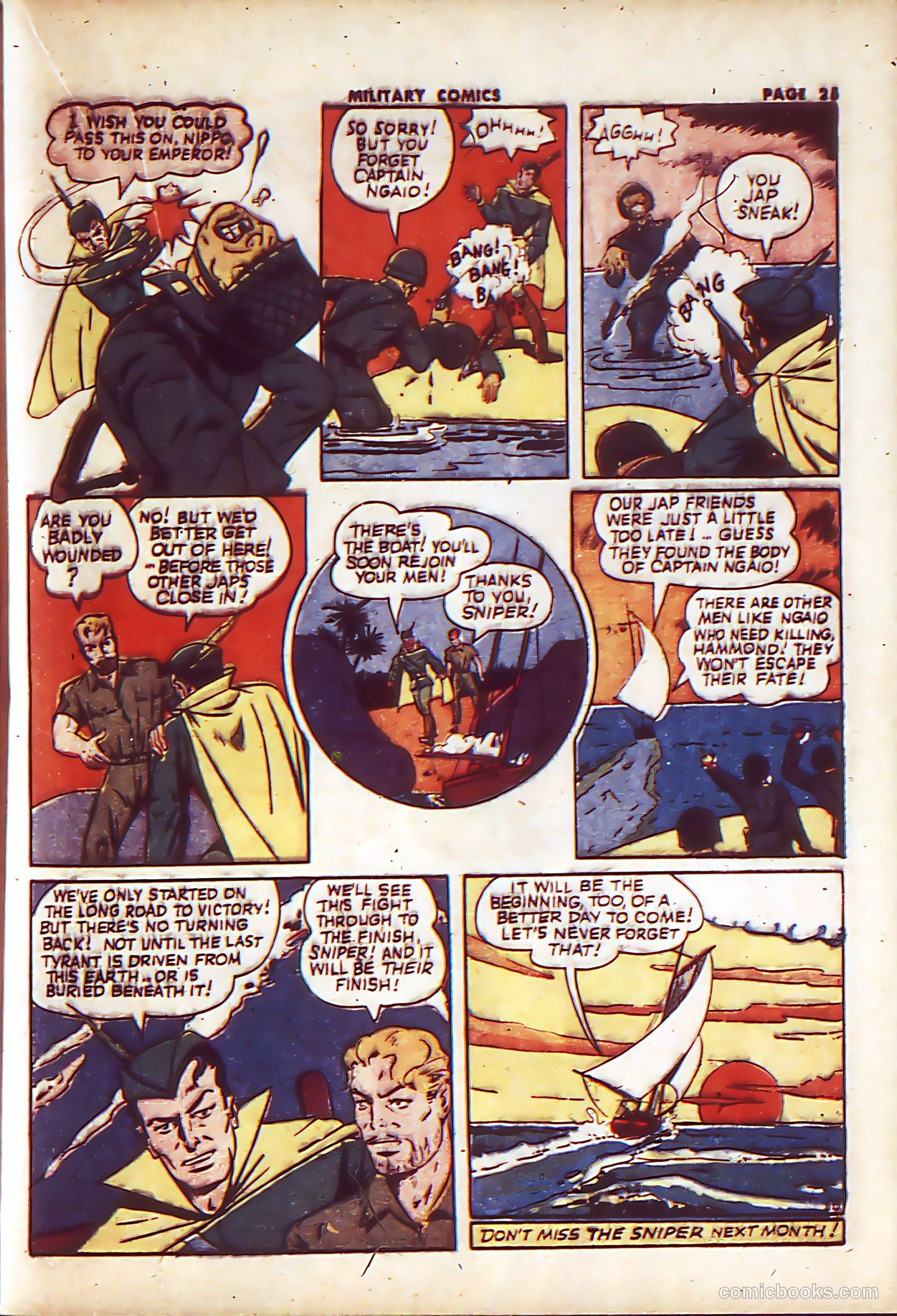Military Comics #23 (1943) — page 28 of 70