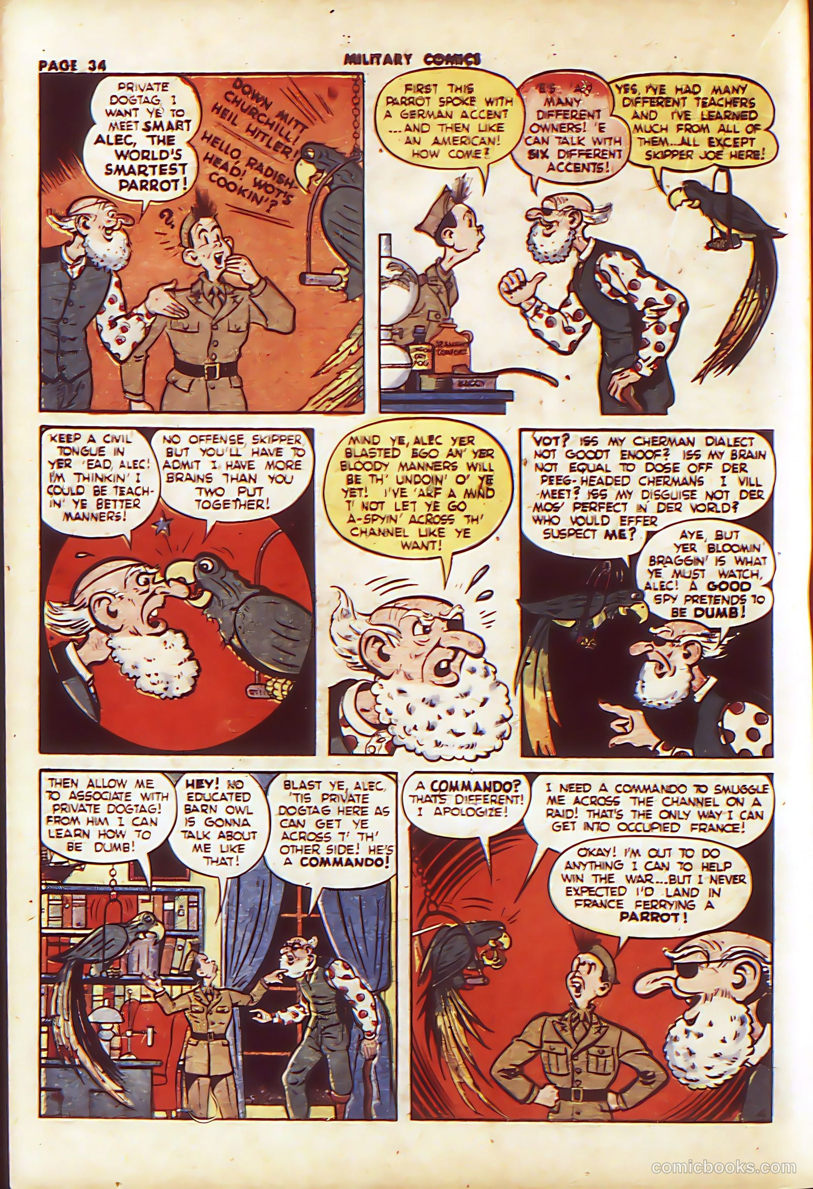 Military Comics #23 (1943) — page 37 of 70