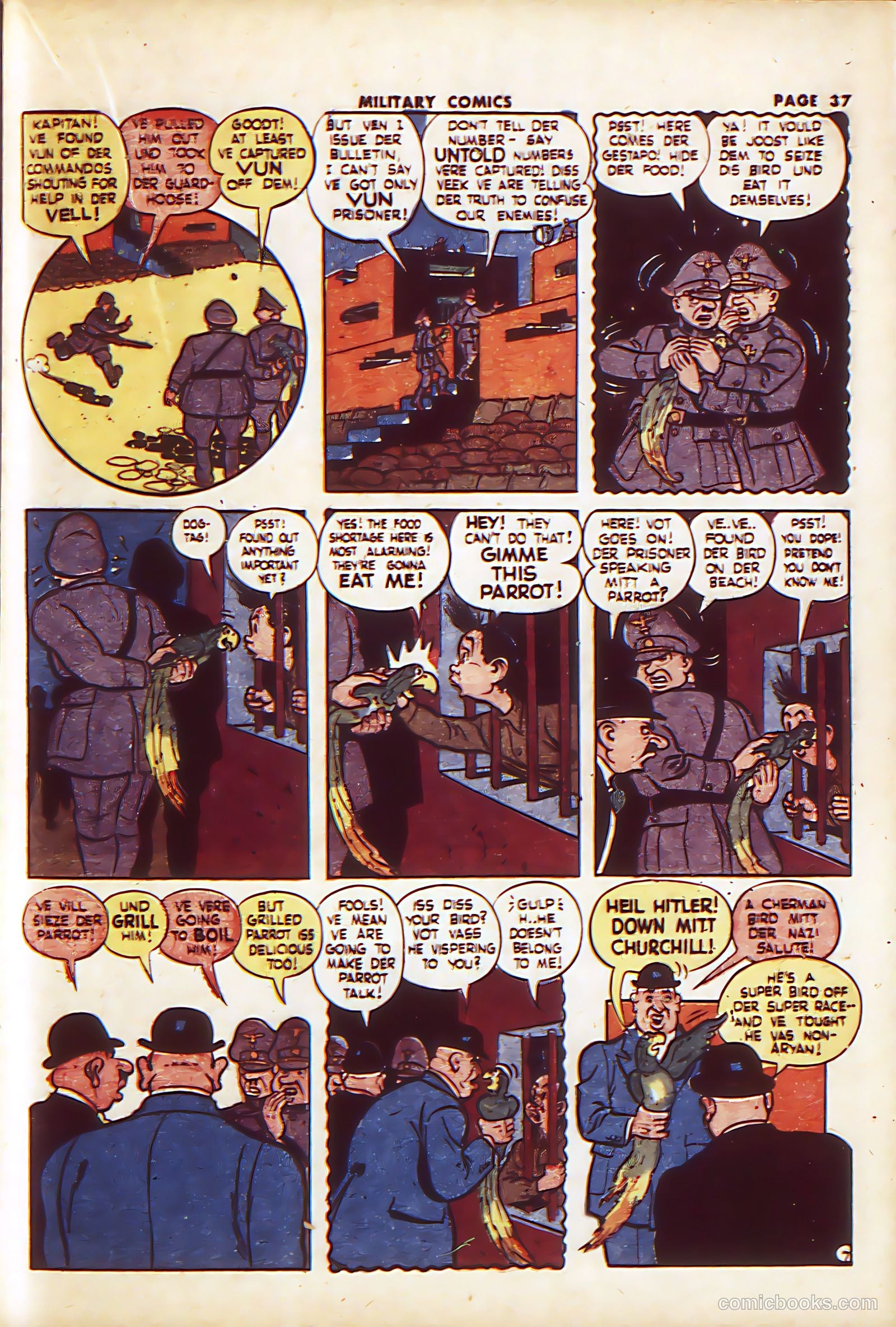 Military Comics #23 (1943) — page 40 of 70
