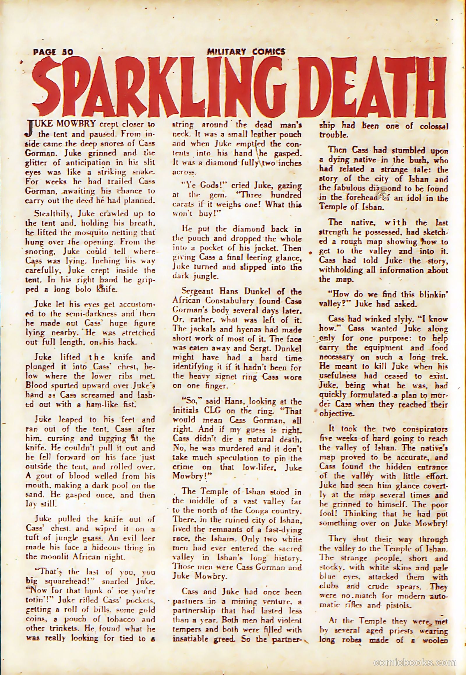 Military Comics #23 (1943) — page 53 of 70