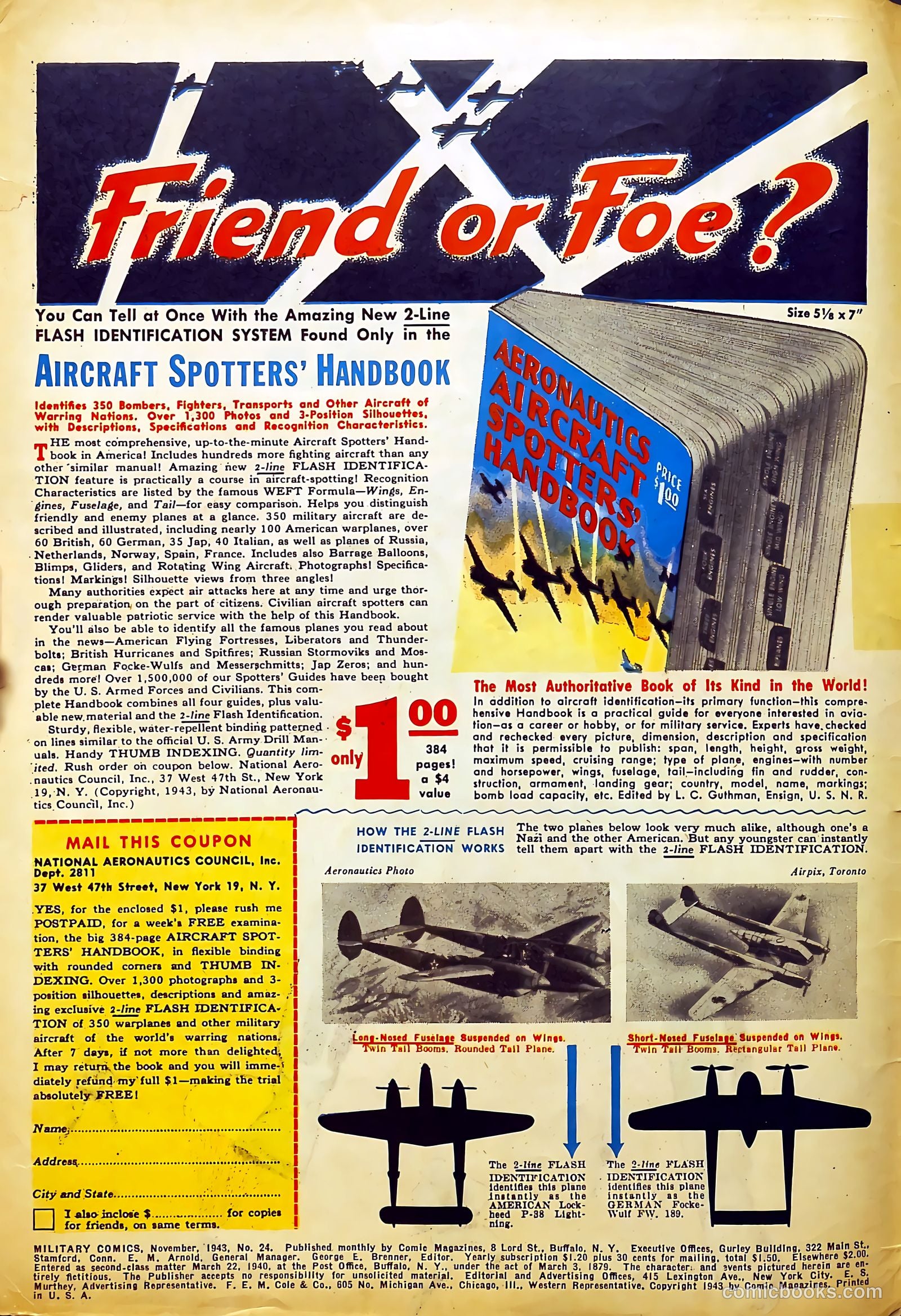 Military Comics #24 (1943) — page 2 of 60