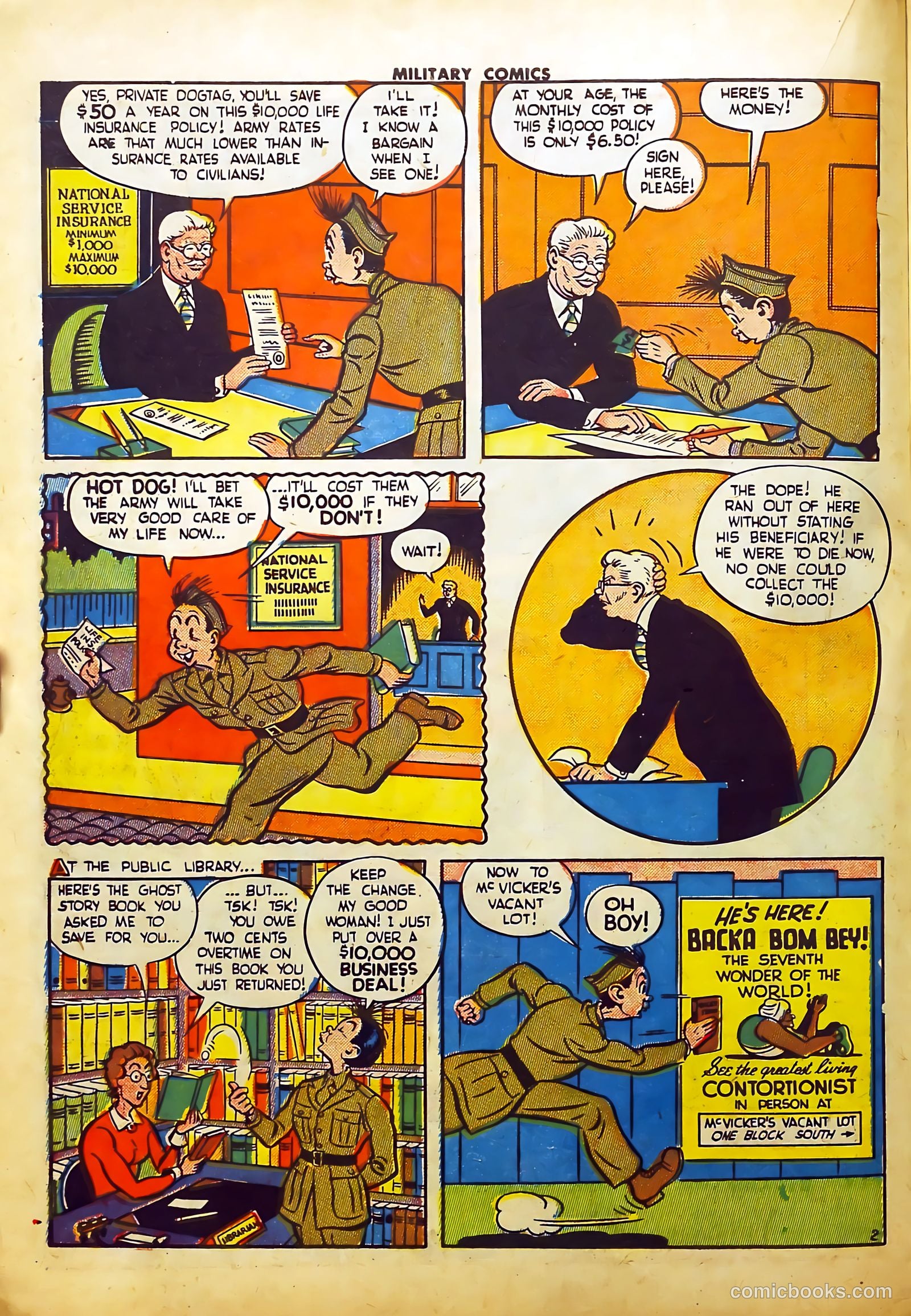 Military Comics #24 (1943) — page 32 of 60